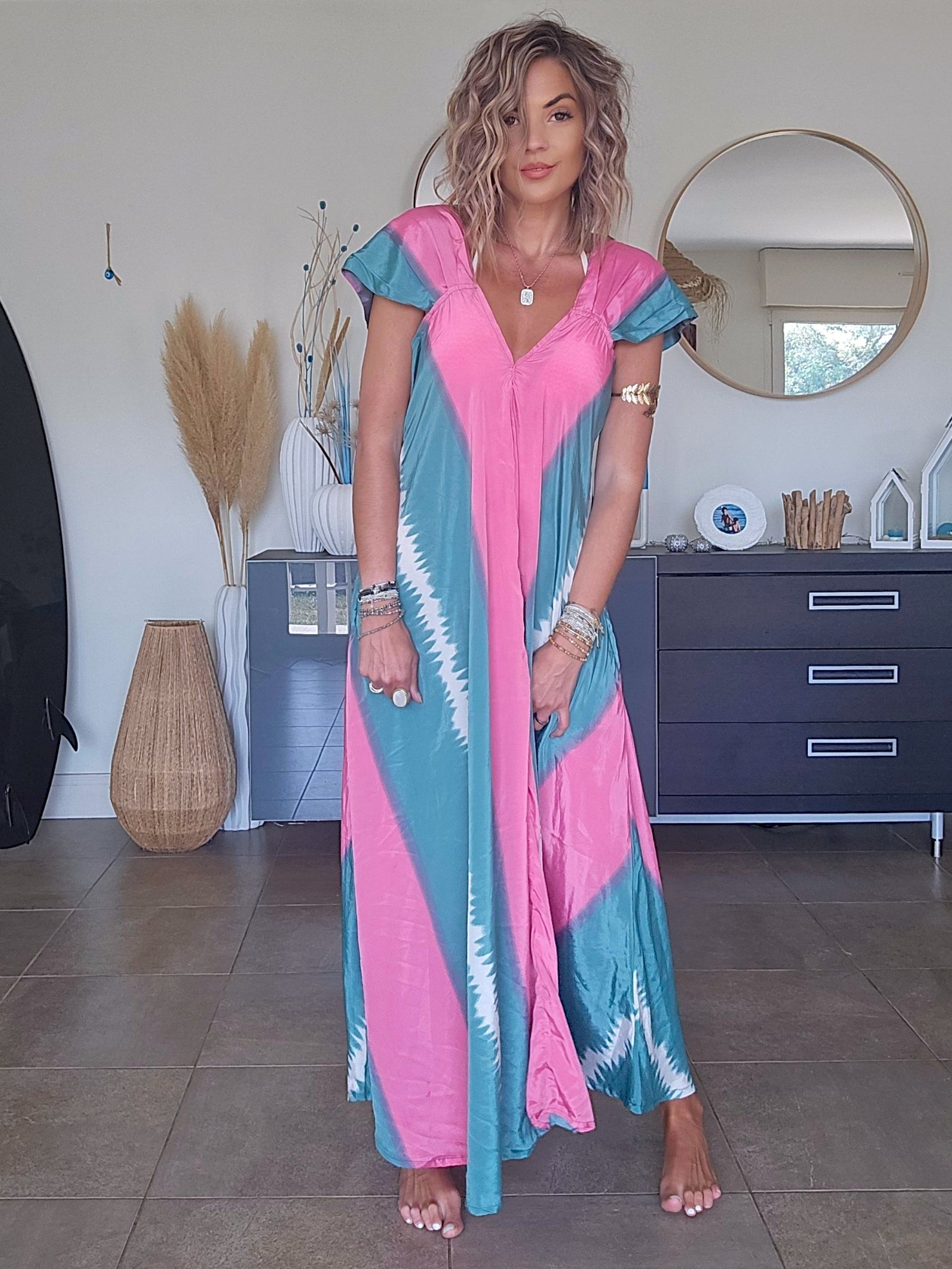 Robe tie rose
