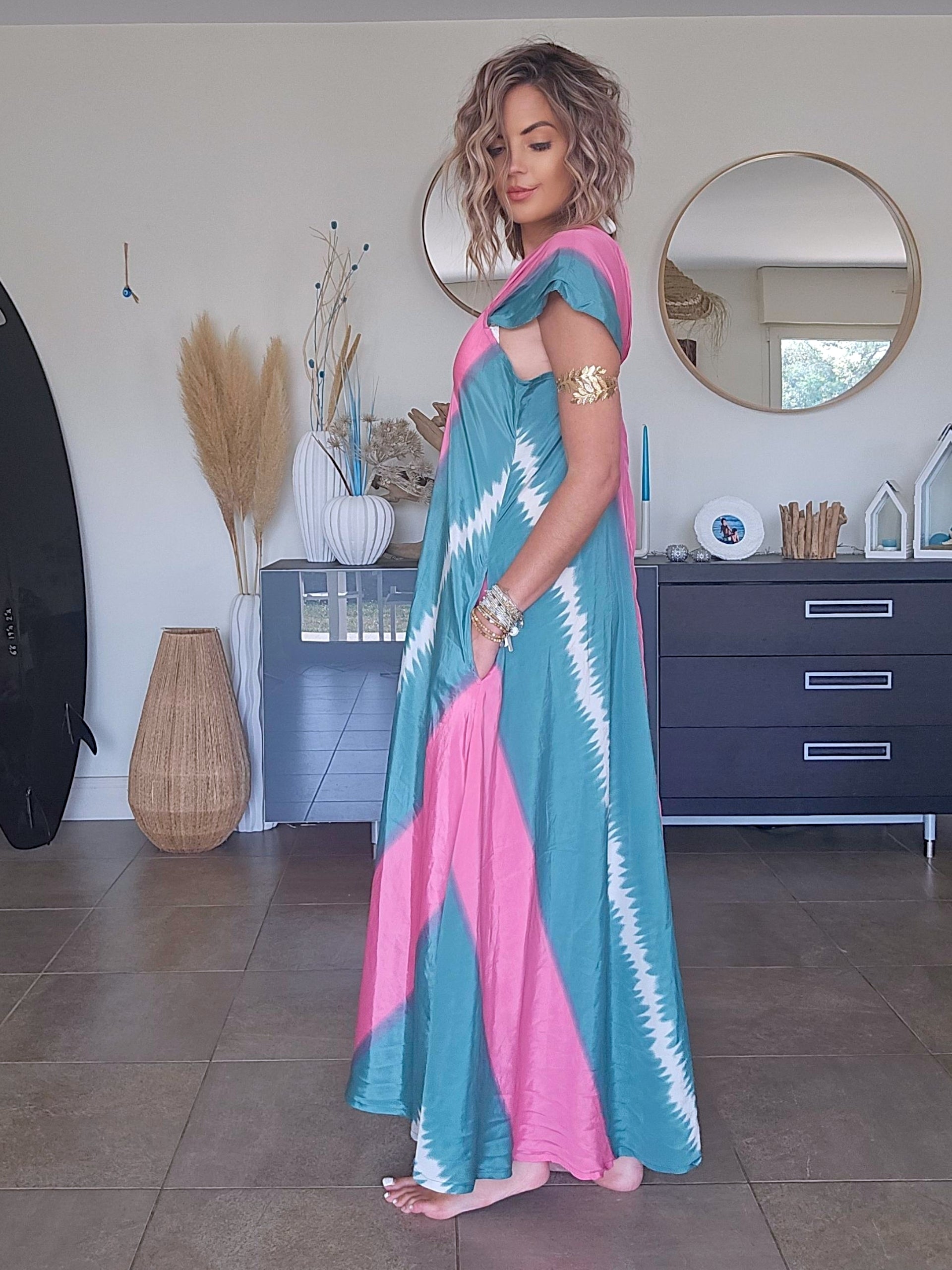 Robe tie rose