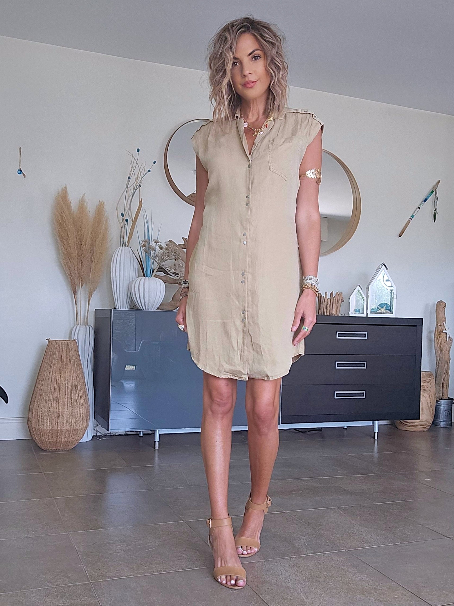 Robe chemise Safari