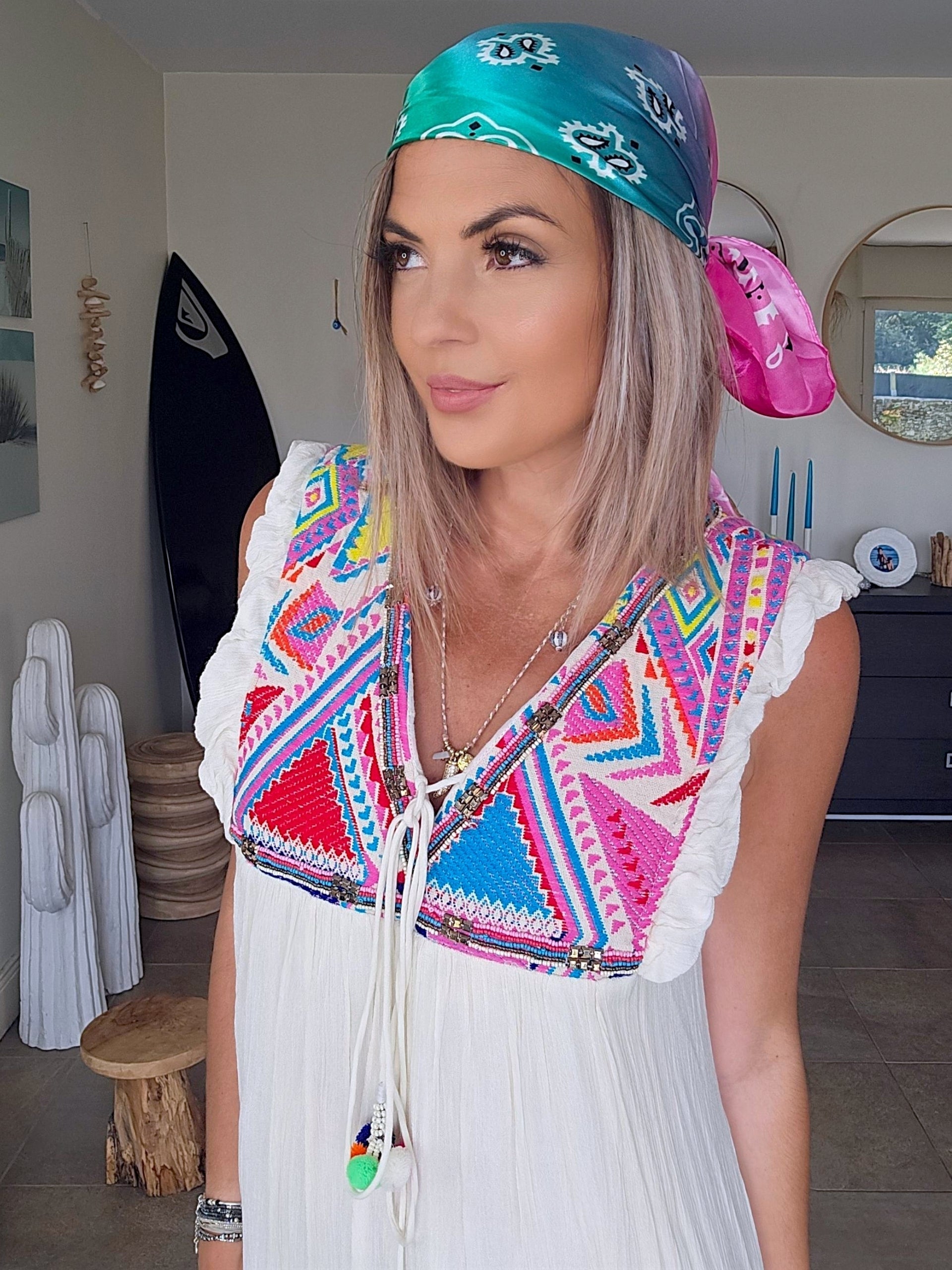 Foulard tie and dye
