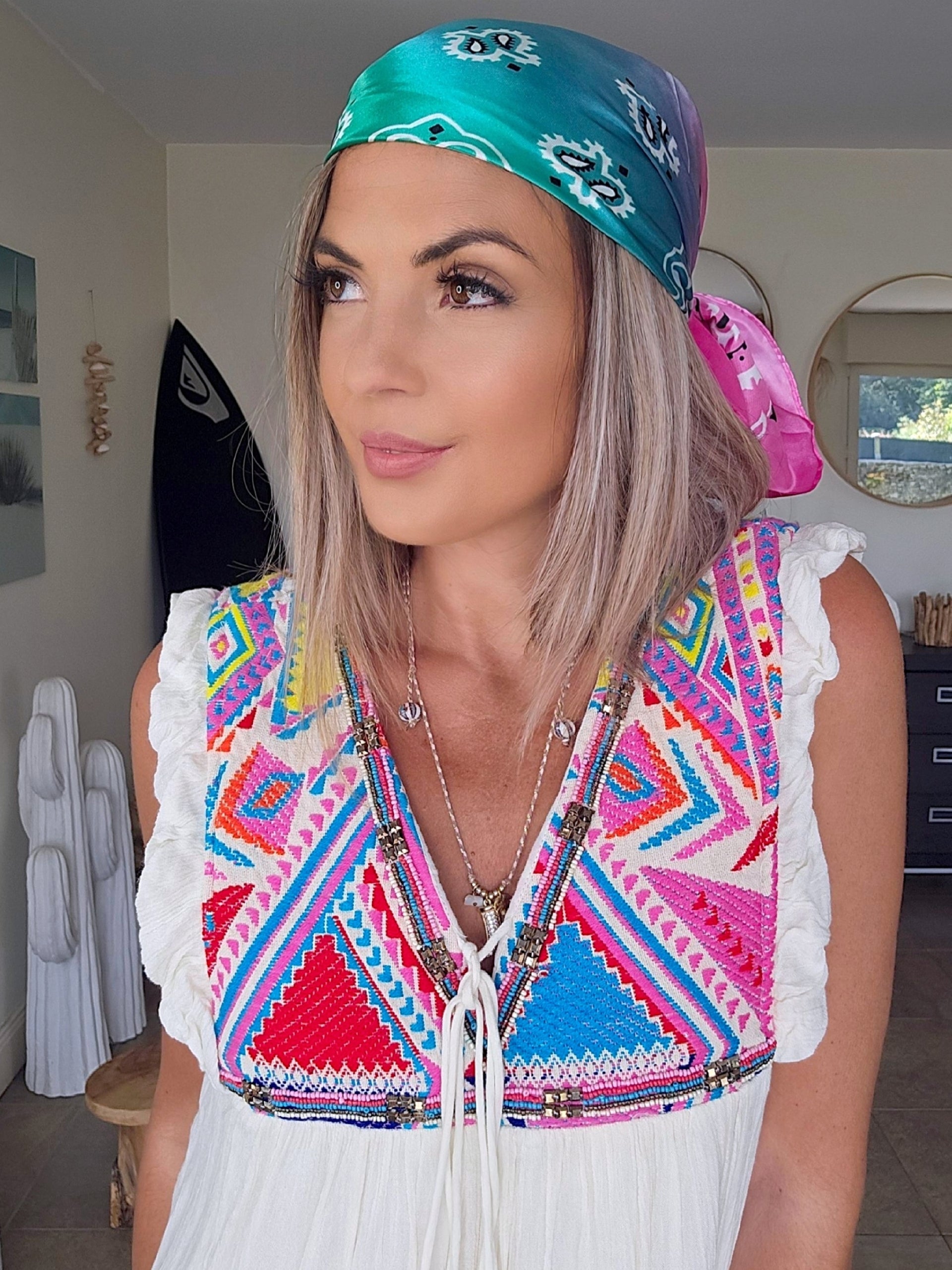 Foulard tie and dye