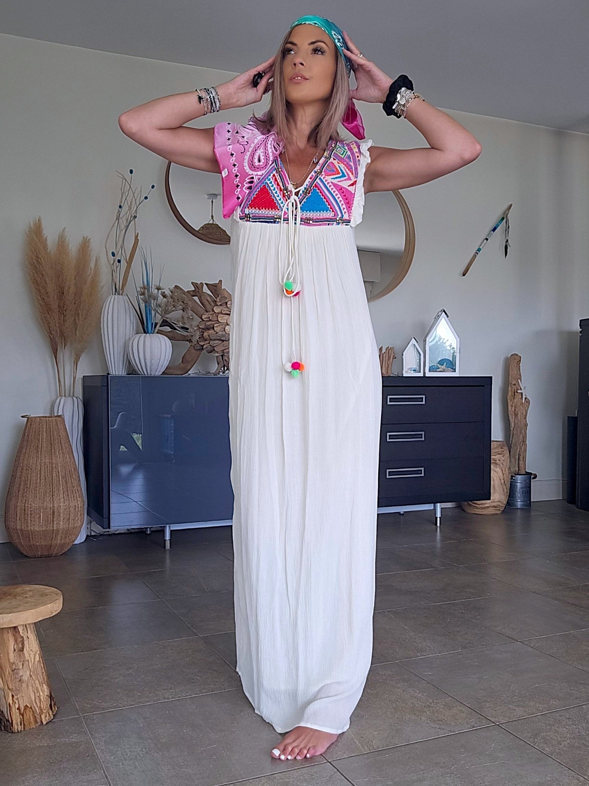 Foulard tie and dye