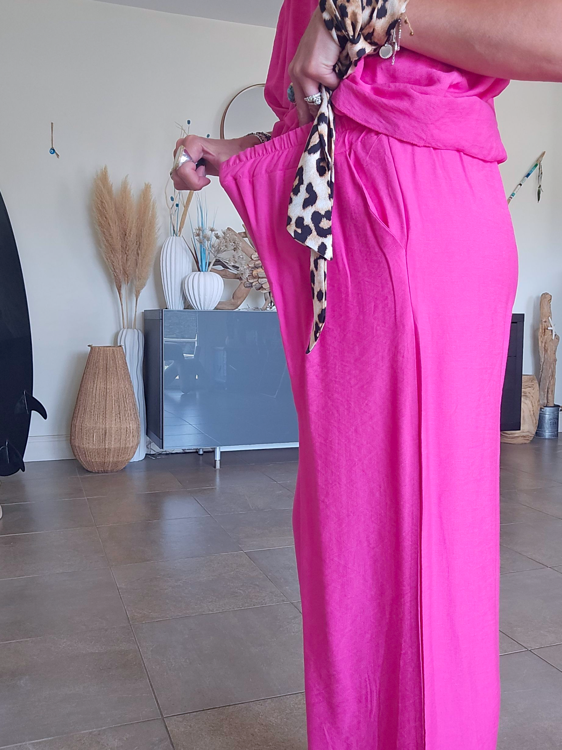Ensemble 3 pièces fuchsia