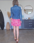 Veste bandana en denim