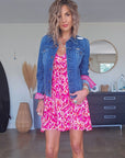 Veste bandana en denim