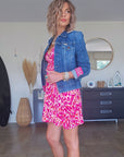 Veste bandana en denim