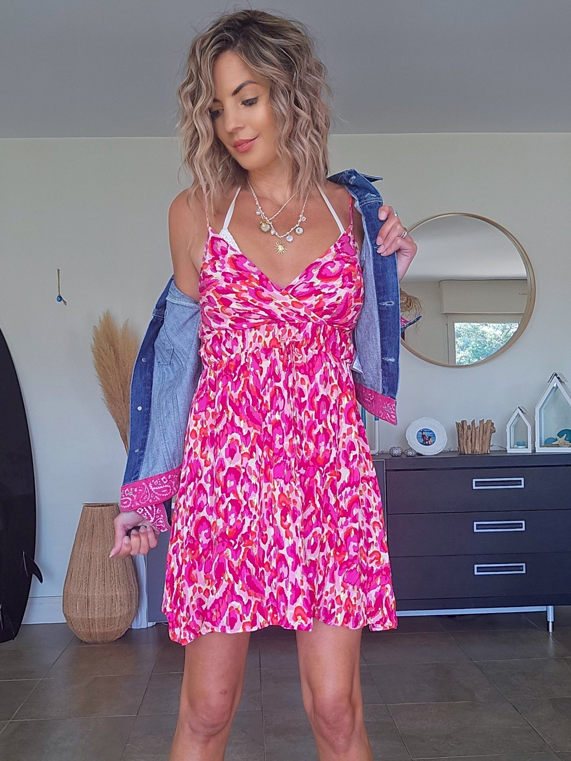 Veste bandana en denim