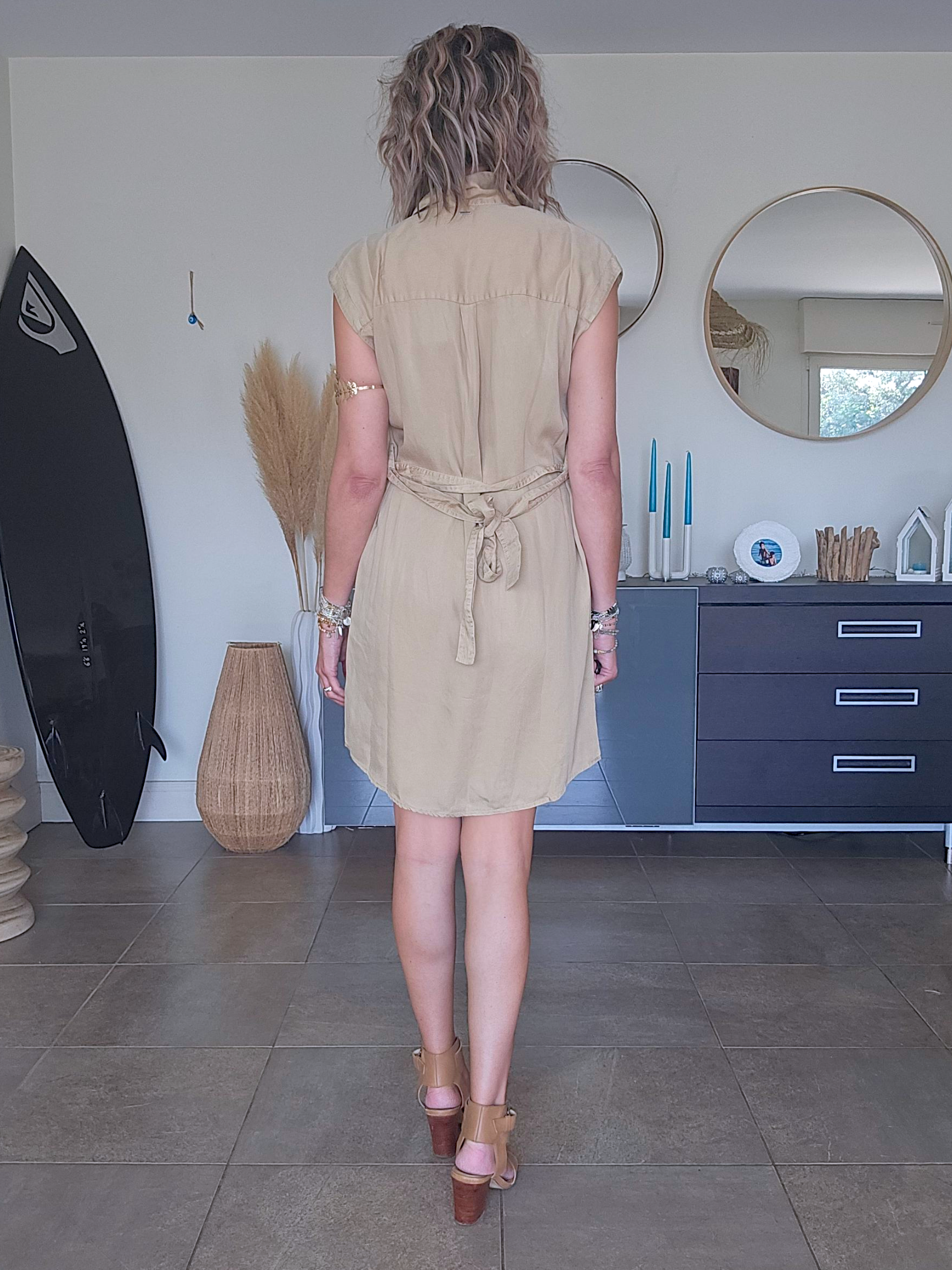 Robe chemise Safari