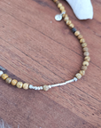 Bracelet 2 tours pierre terre