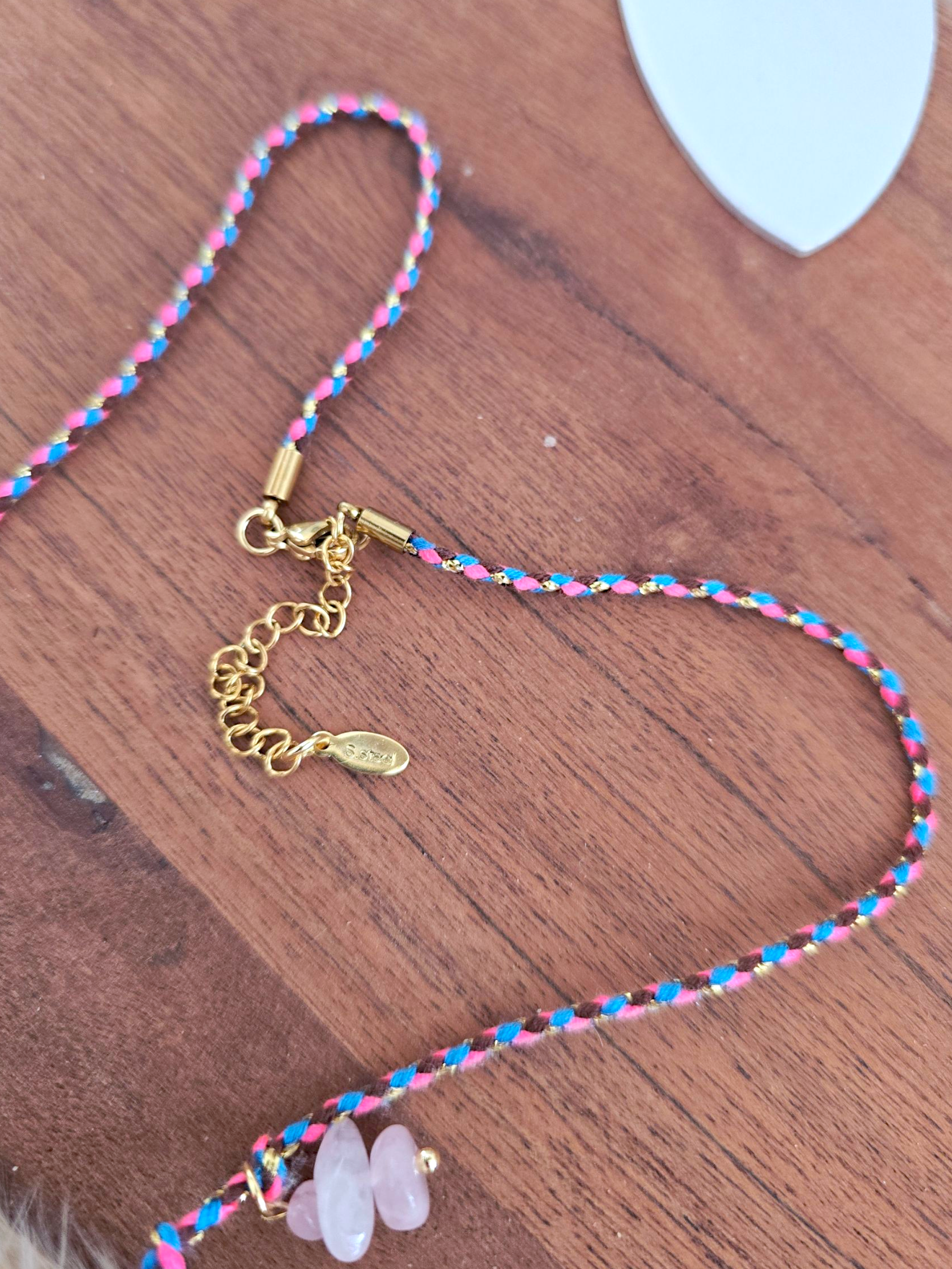 Collier boho multicolores
