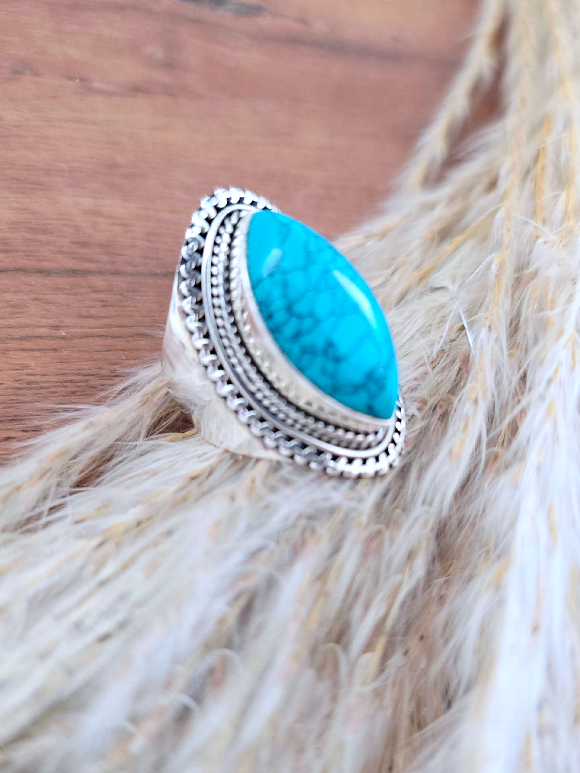 Bague bleue