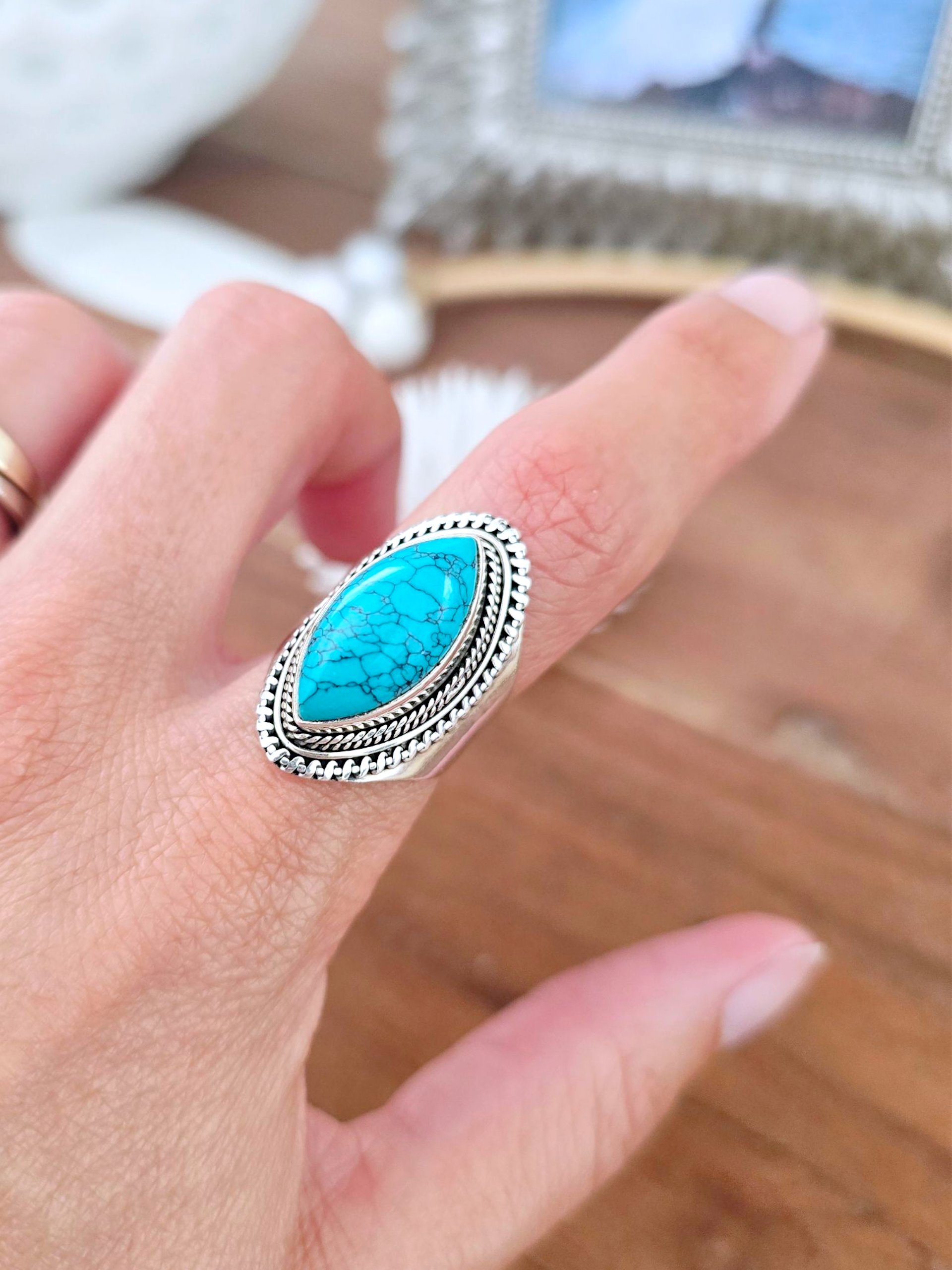 Bague bleue
