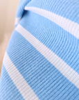 Robe bleue à  rayures