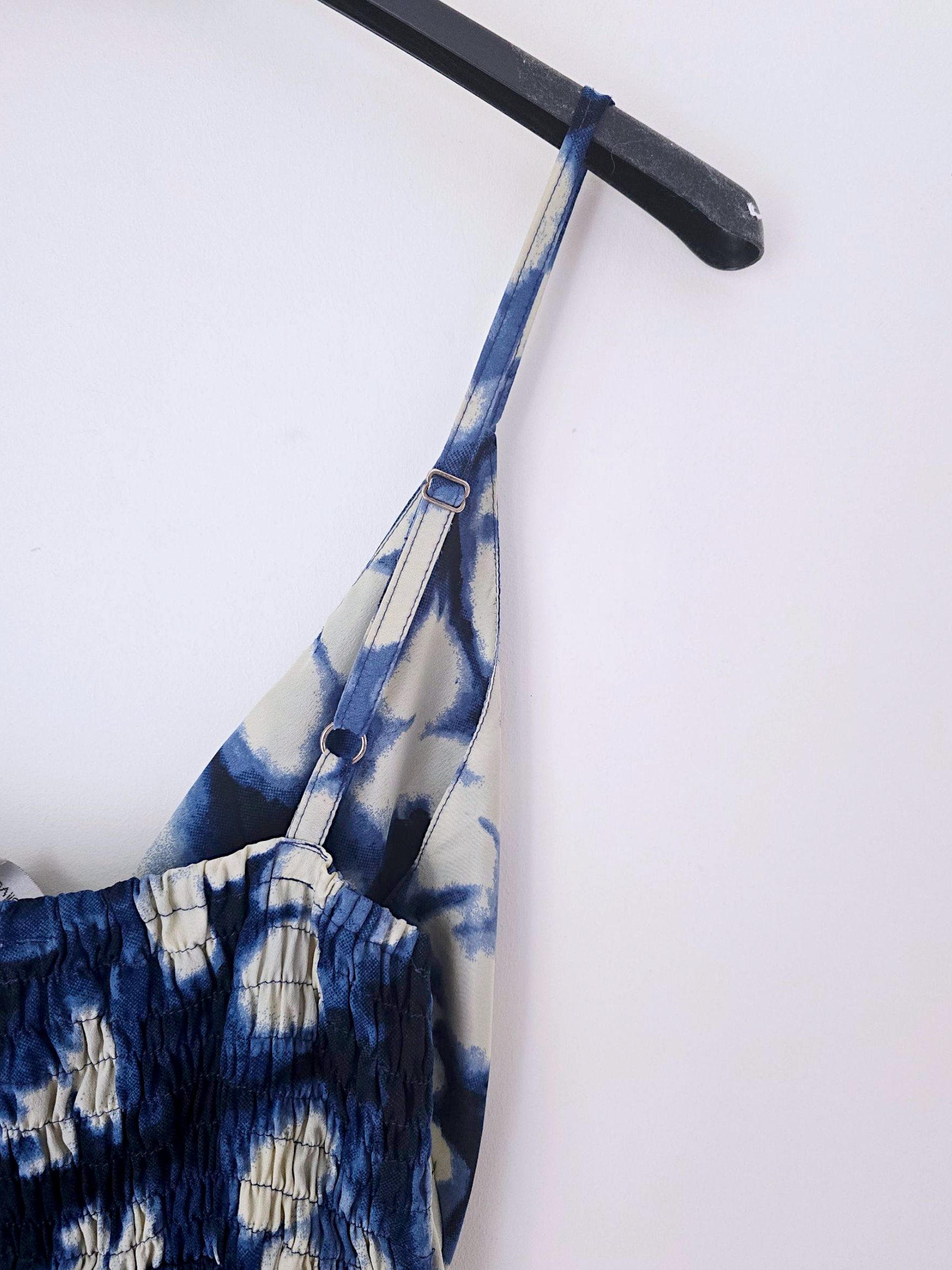 Robe tie and dye bleu