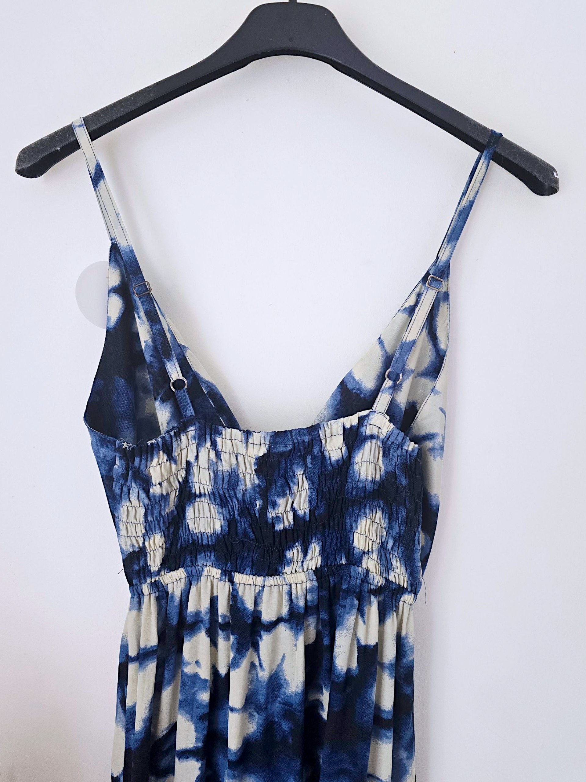 Robe tie and dye bleu