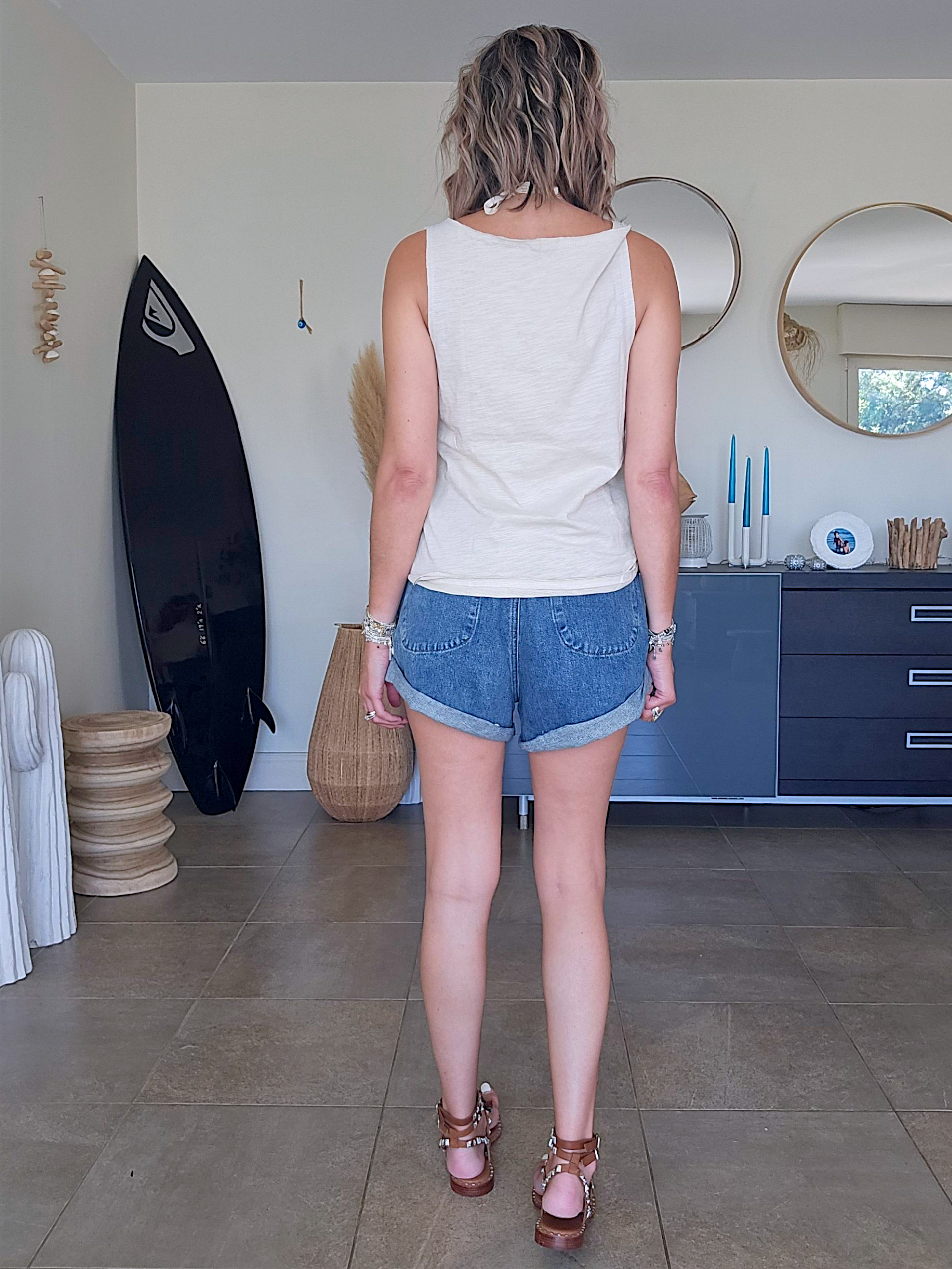 Short Vintage en denim