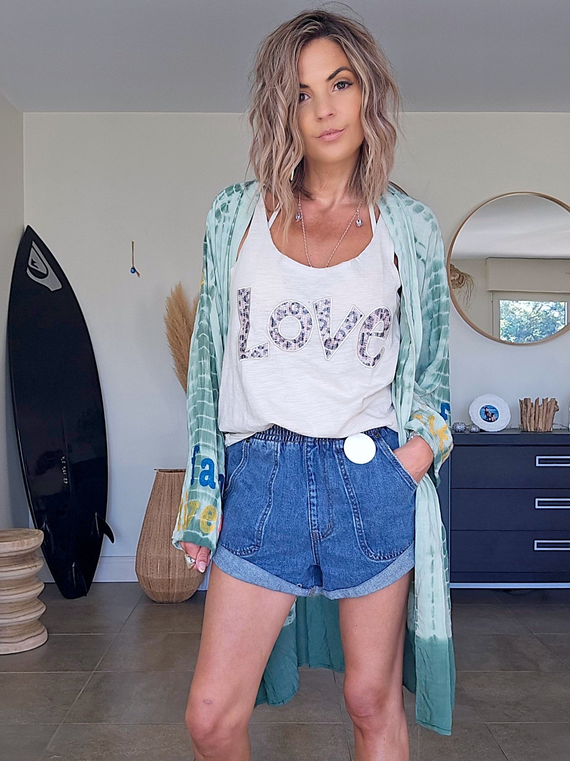 Short Vintage en denim