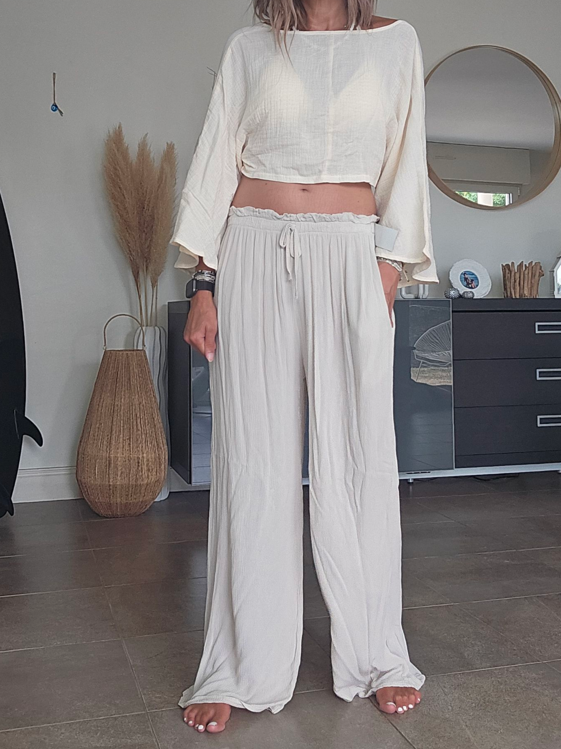 Ensemble blouse &amp; pantalon
