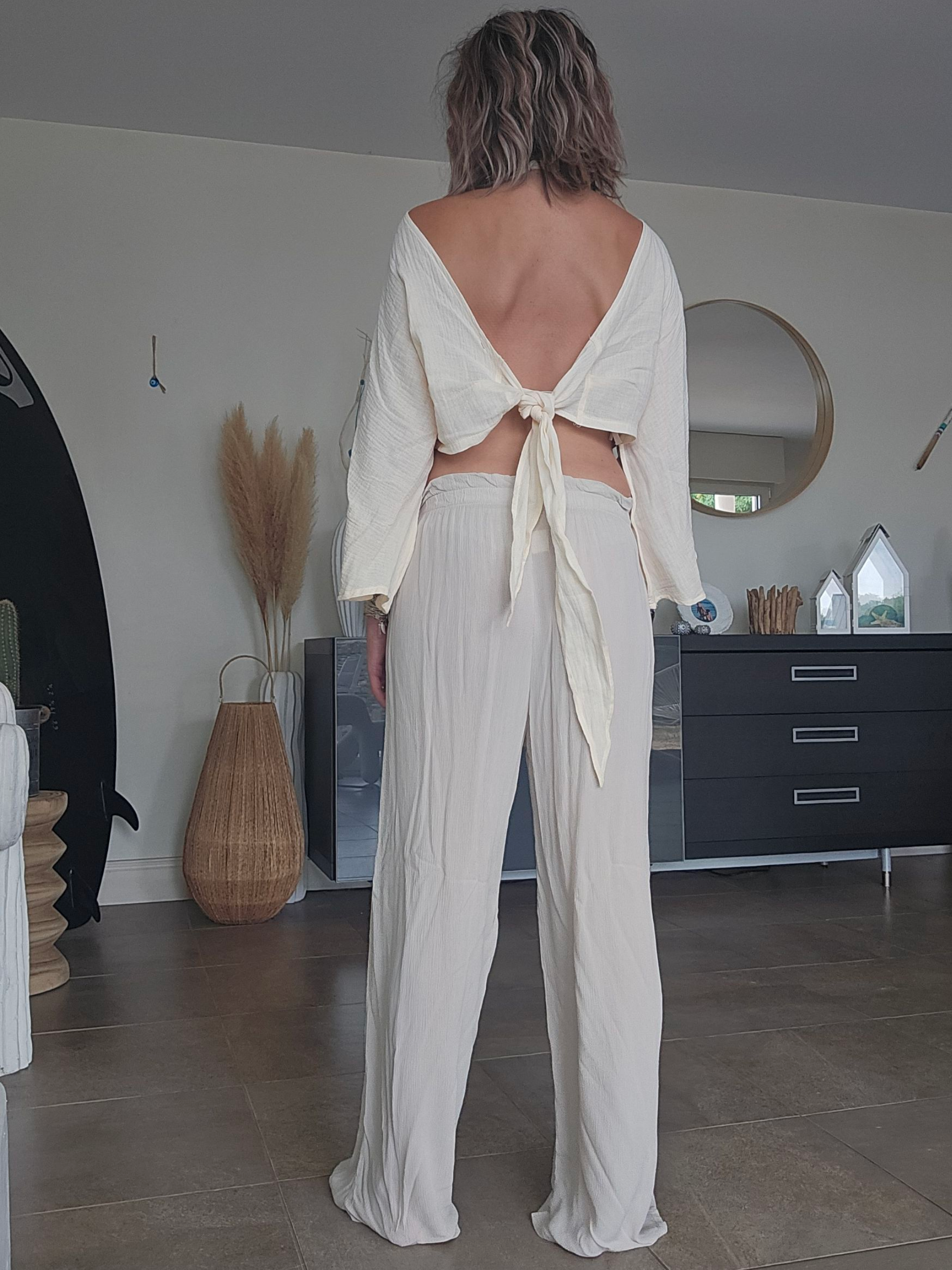 Ensemble blouse &amp; pantalon