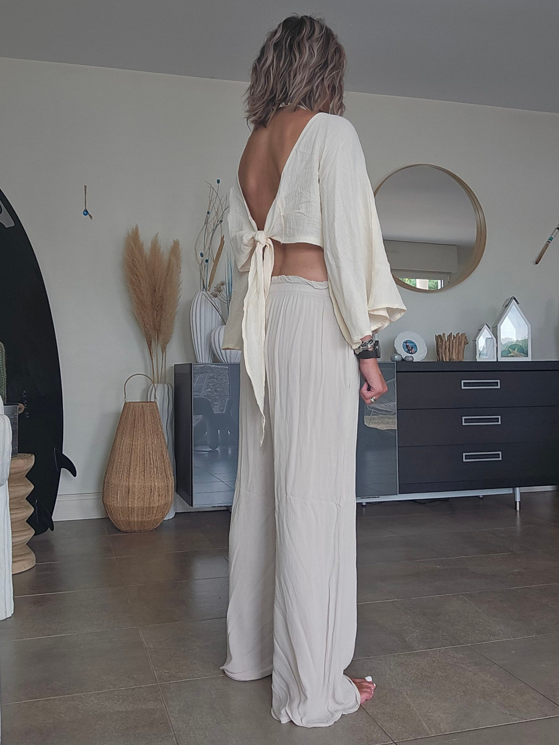 Ensemble blouse &amp; pantalon