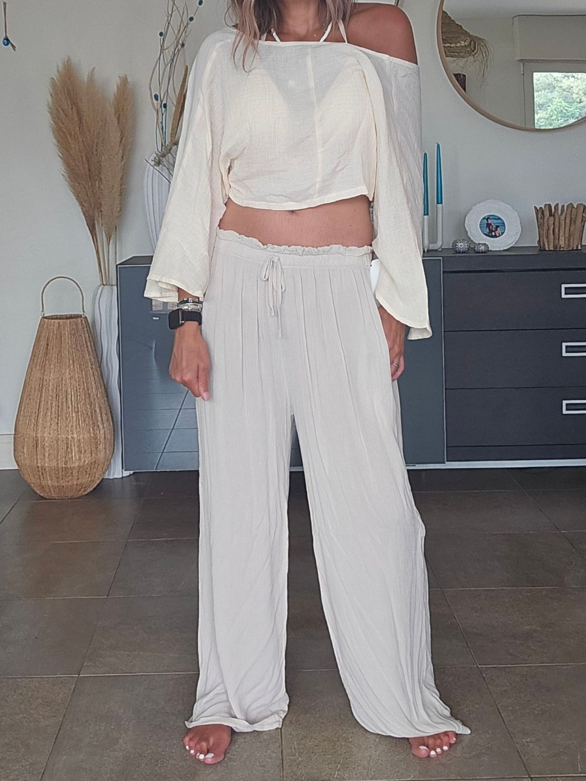 Ensemble blouse &amp; pantalon