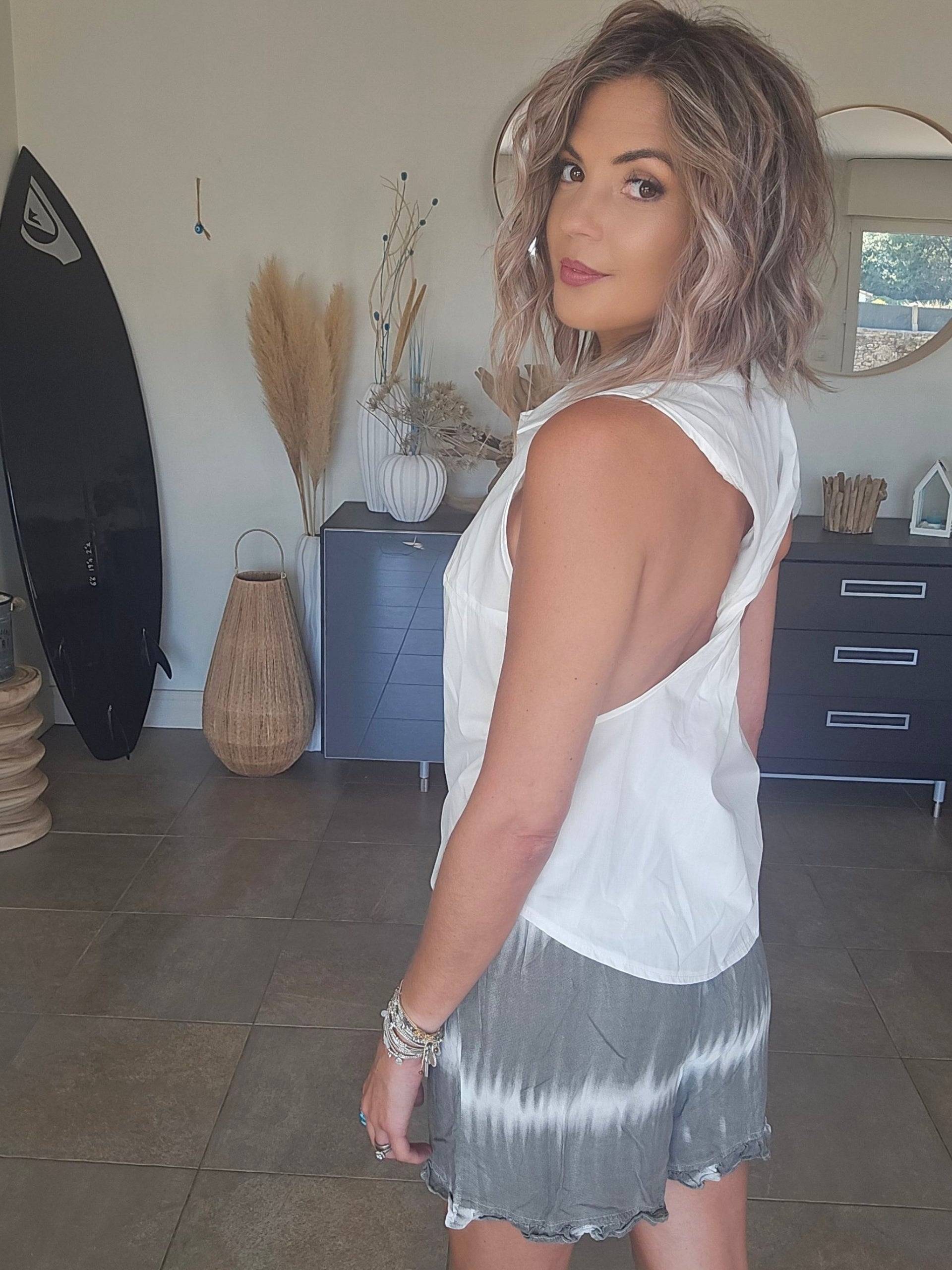 Chemise casual-chic