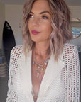 Veste cintrée en crochet