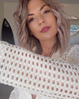 Veste cintrée en crochet