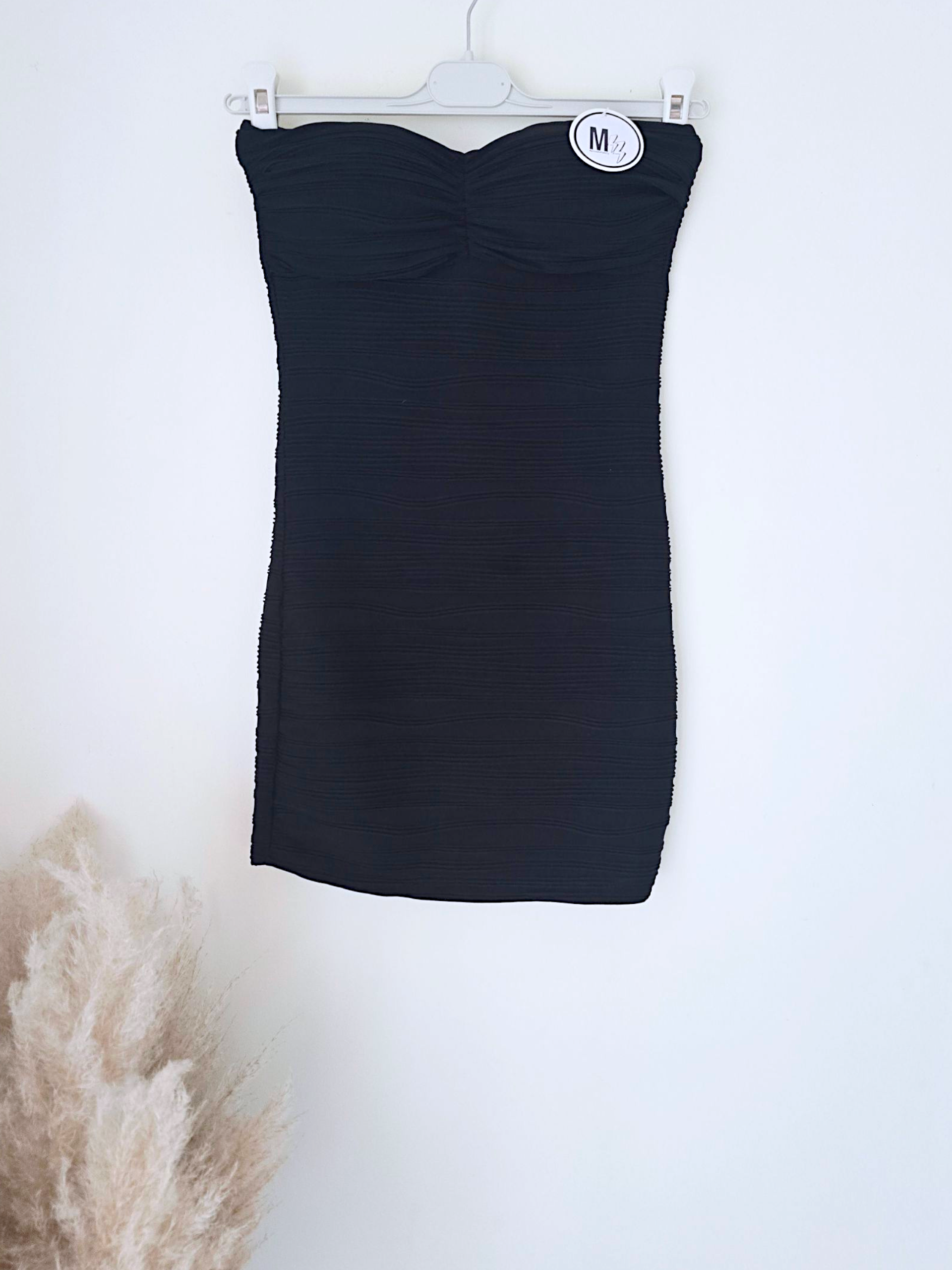 Robe noire bustier