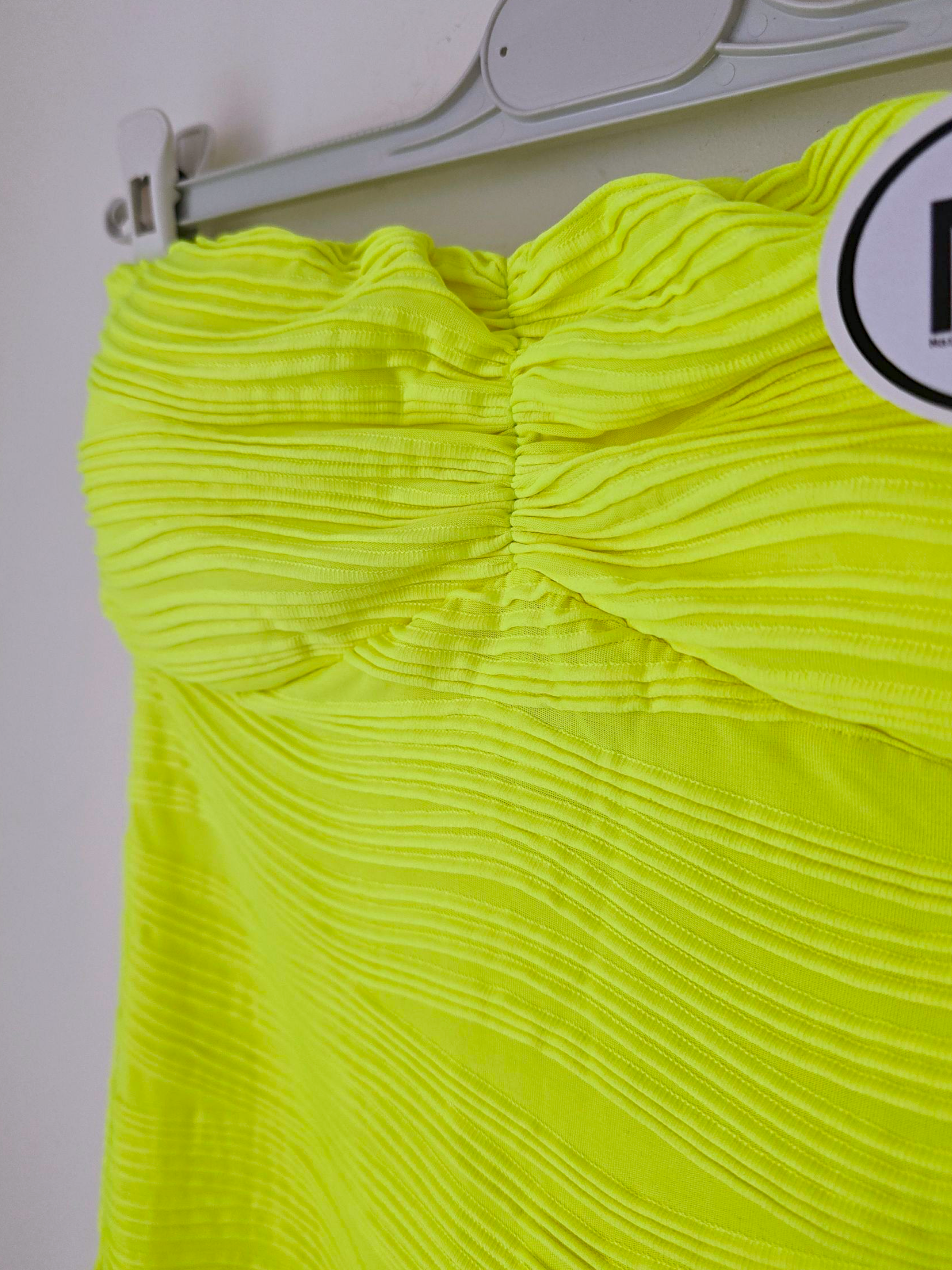 Robe bustier fluo