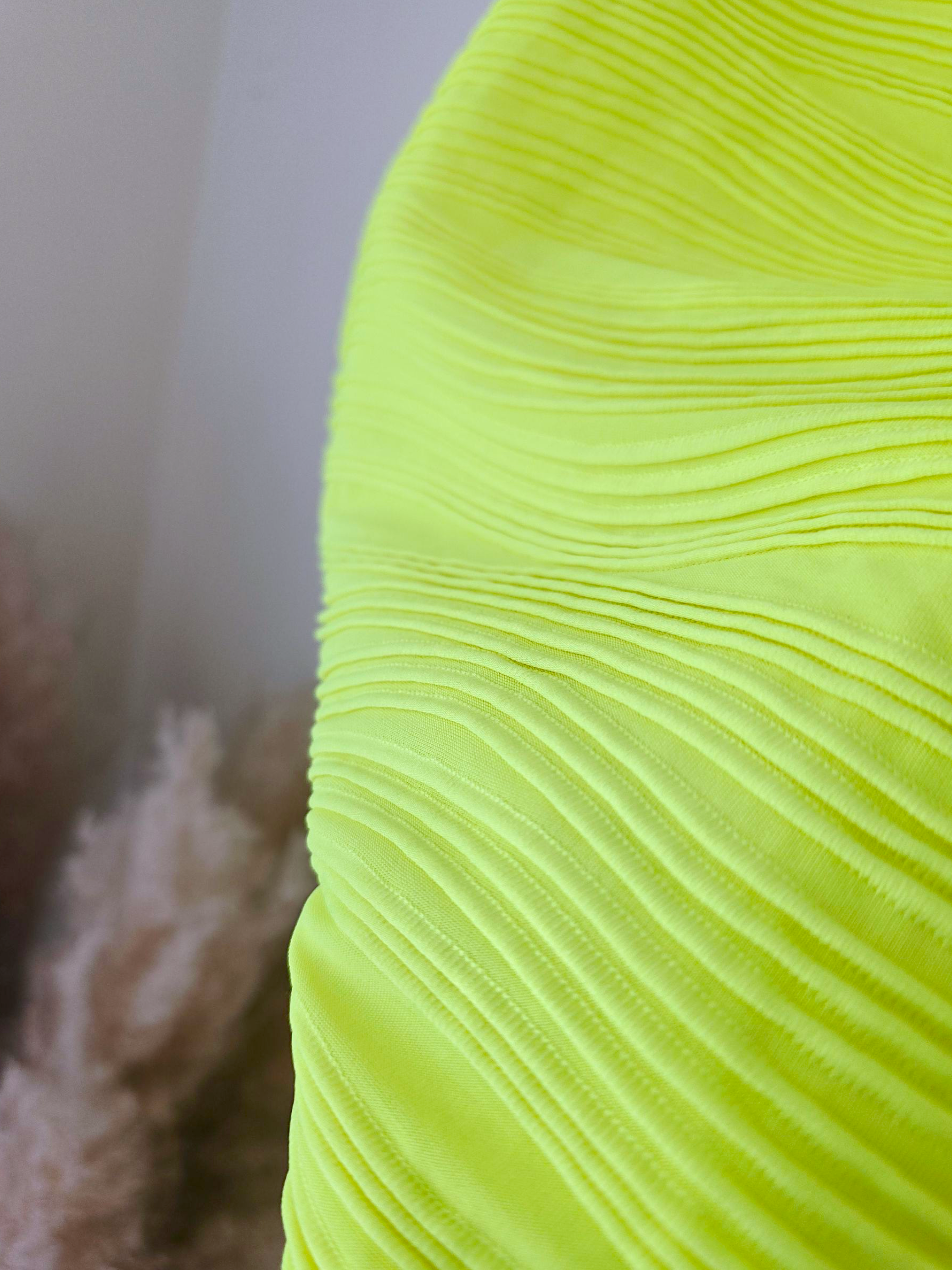 Robe bustier fluo