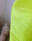 Robe bustier fluo