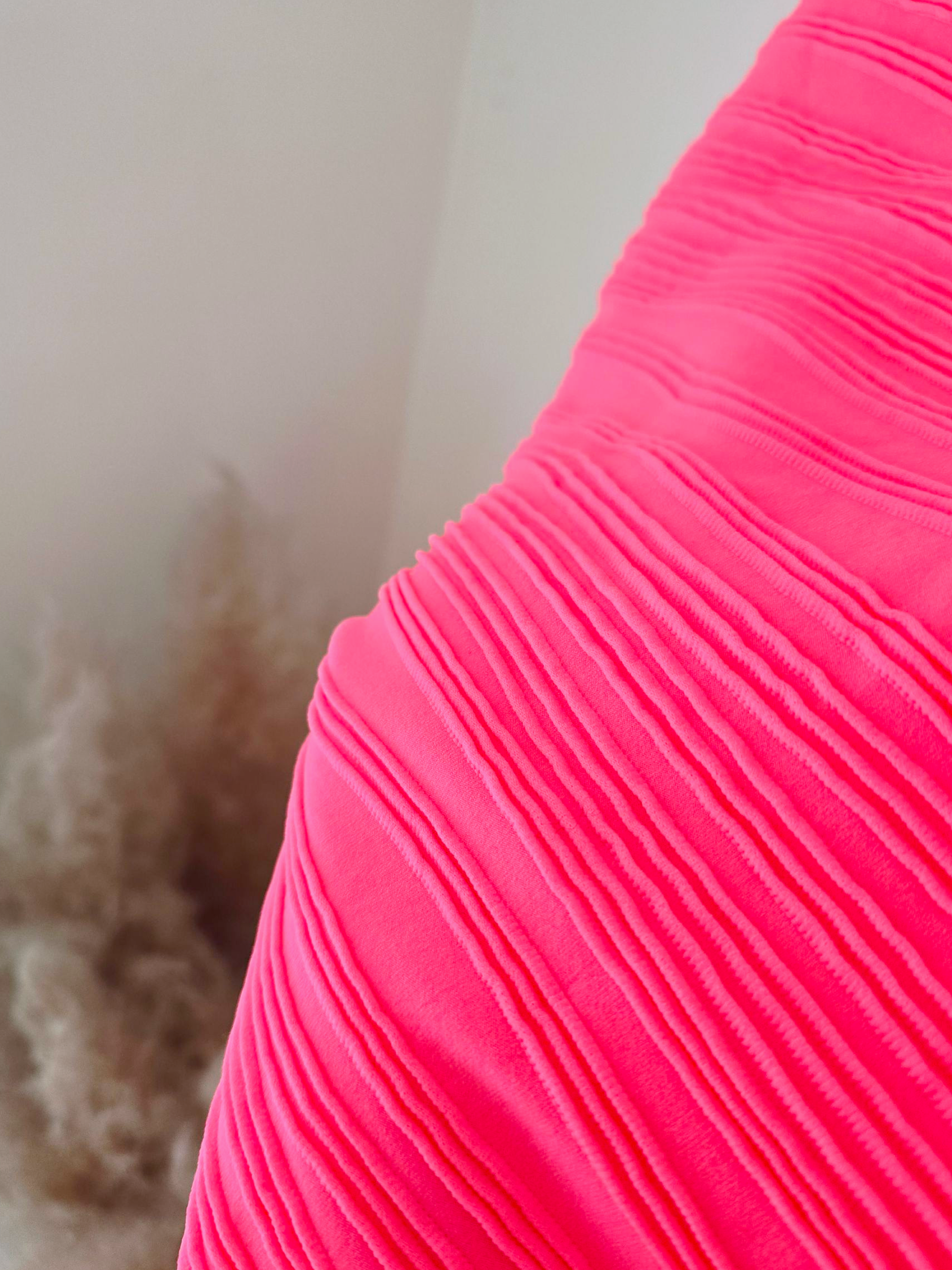 Robe bustier fluo