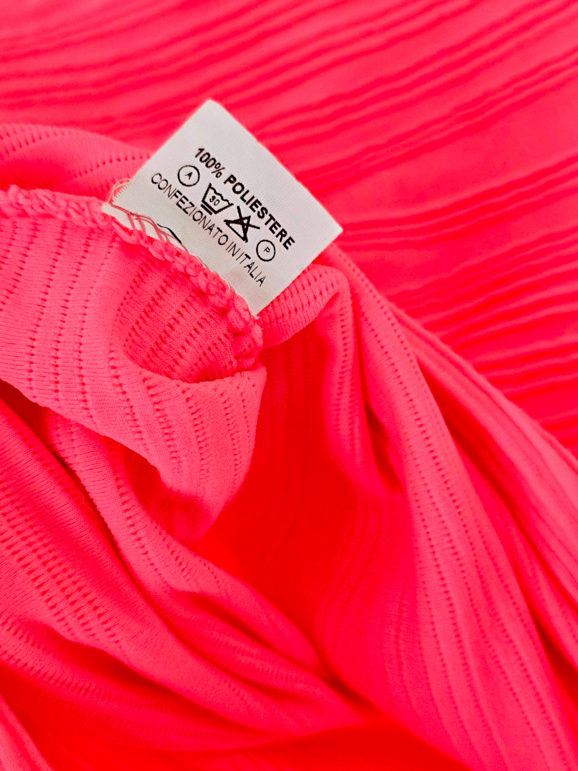Robe bustier fluo