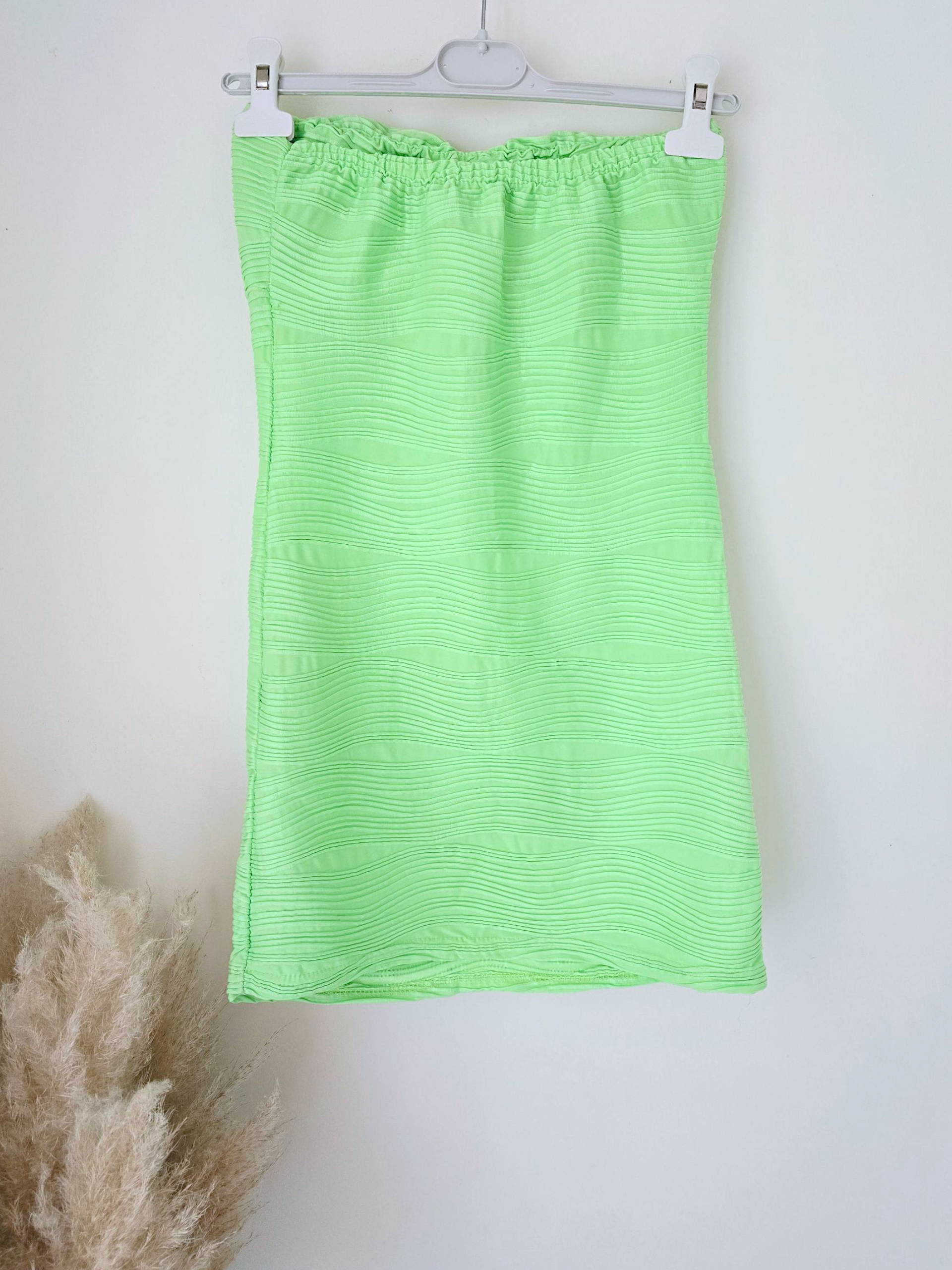 Robe bustier fluo