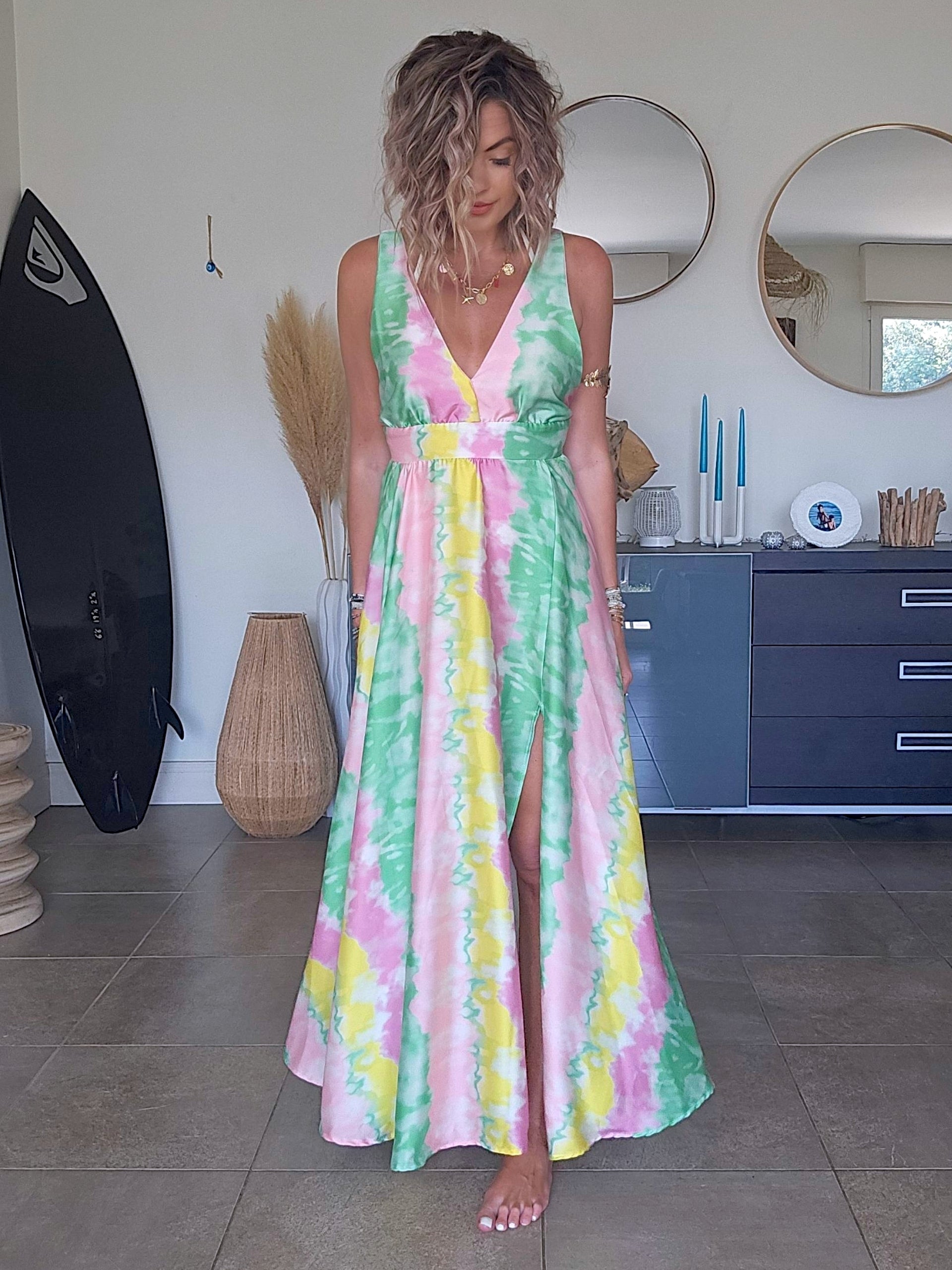 Robe tie and dye