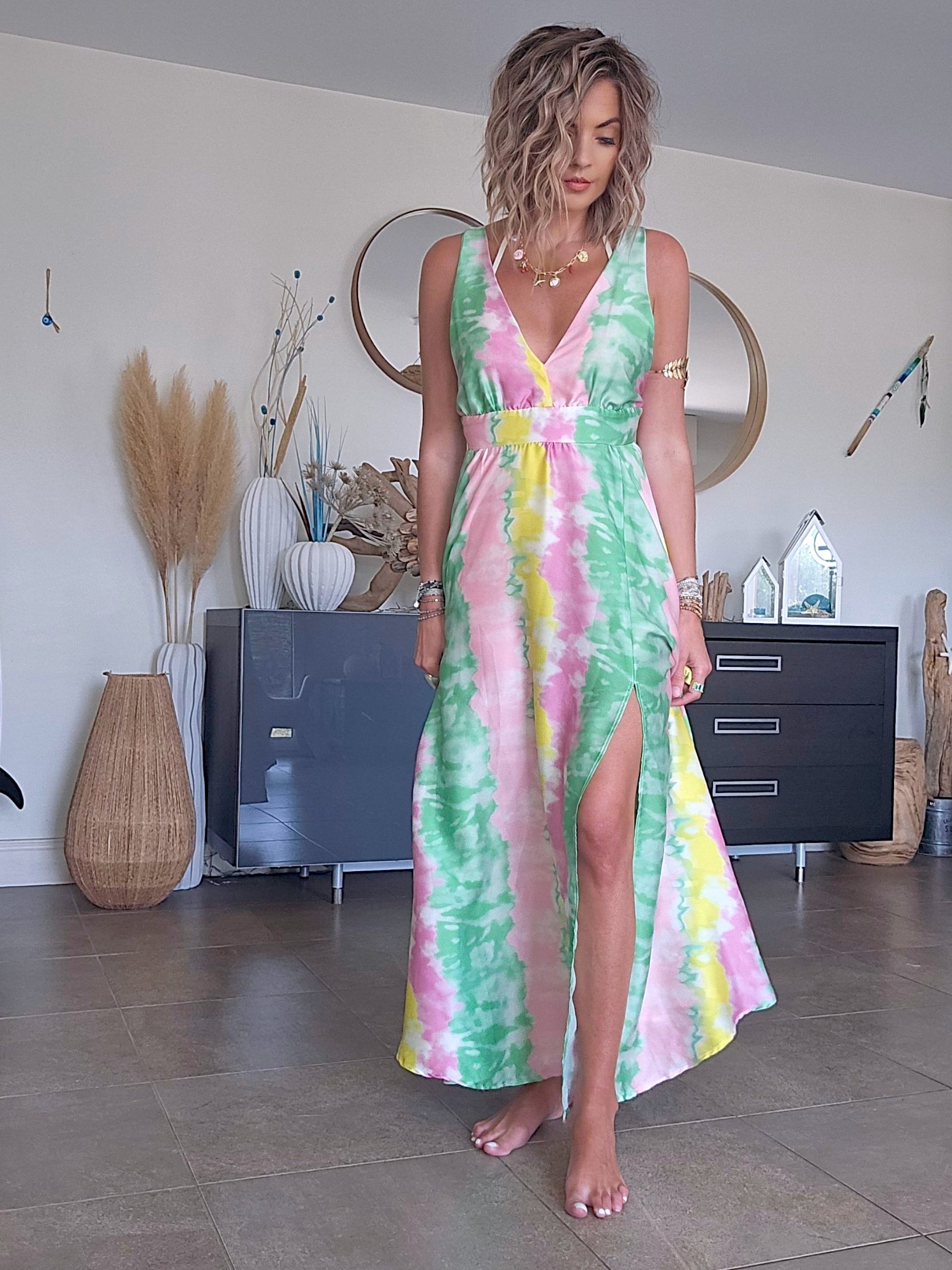 Robe tie and dye