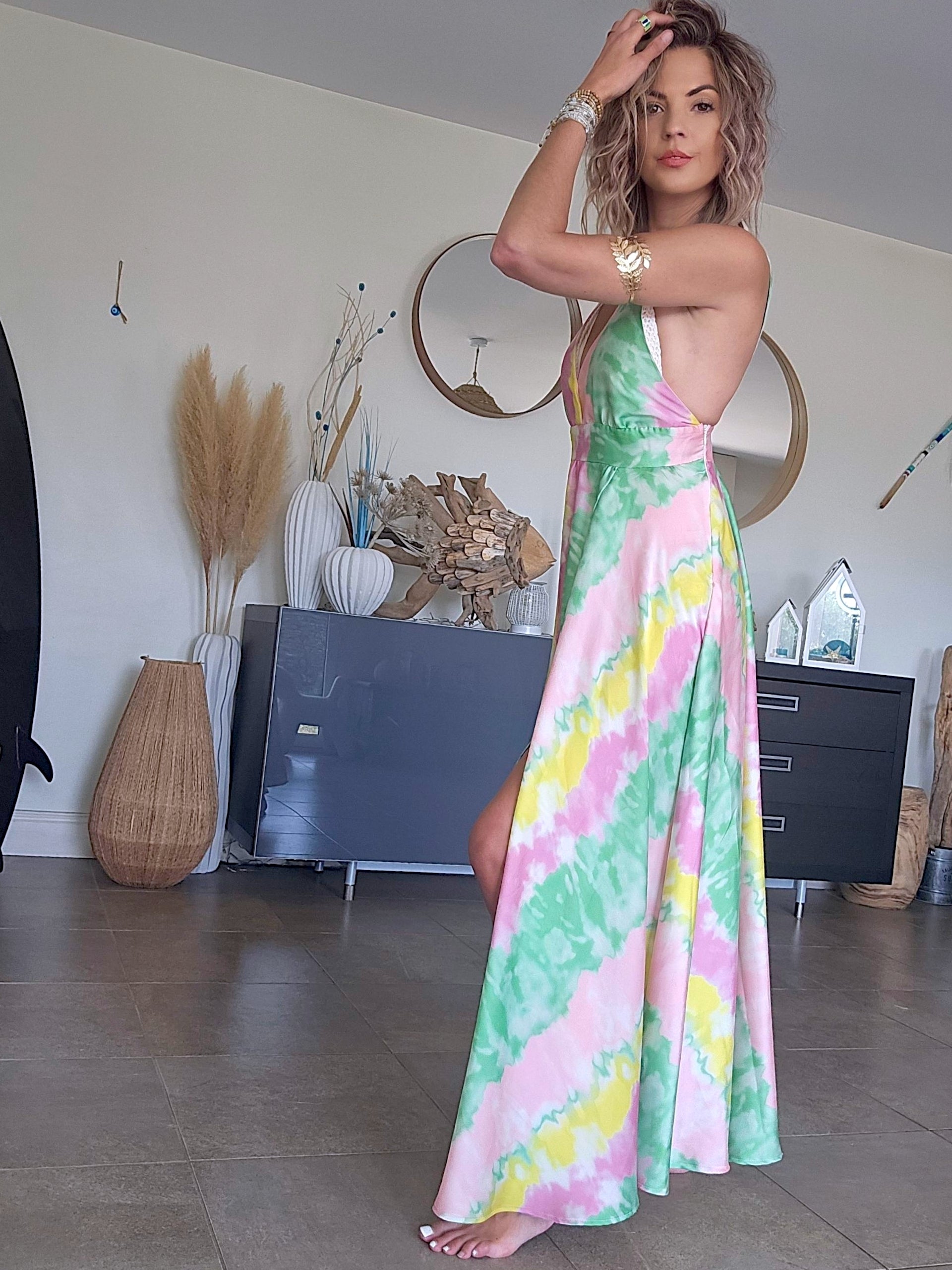Robe tie and dye