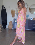 Robe africa asymétrique