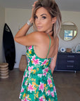Robe courte flowers