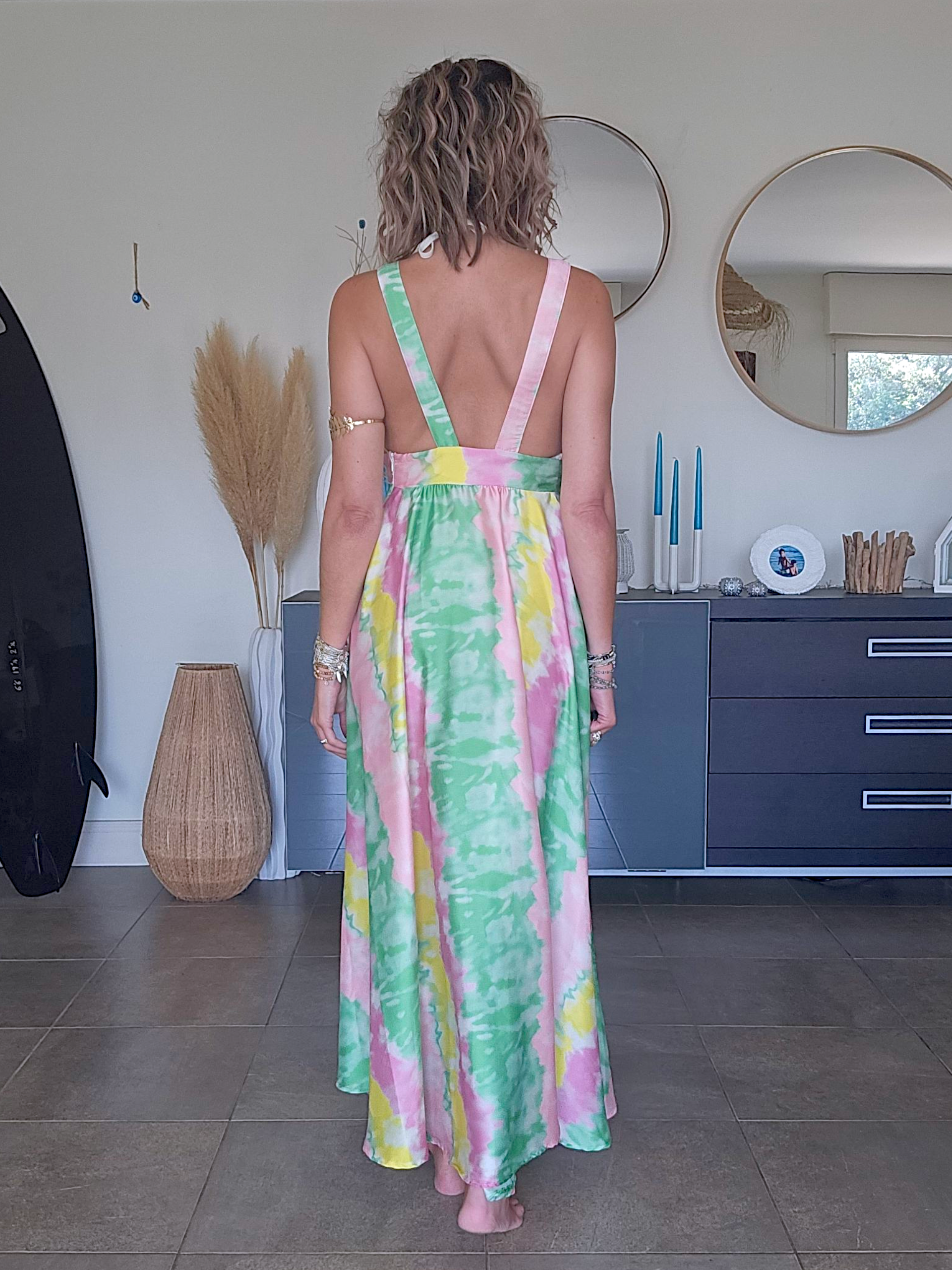 Robe tie and dye