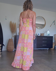 Robe africa asymétrique