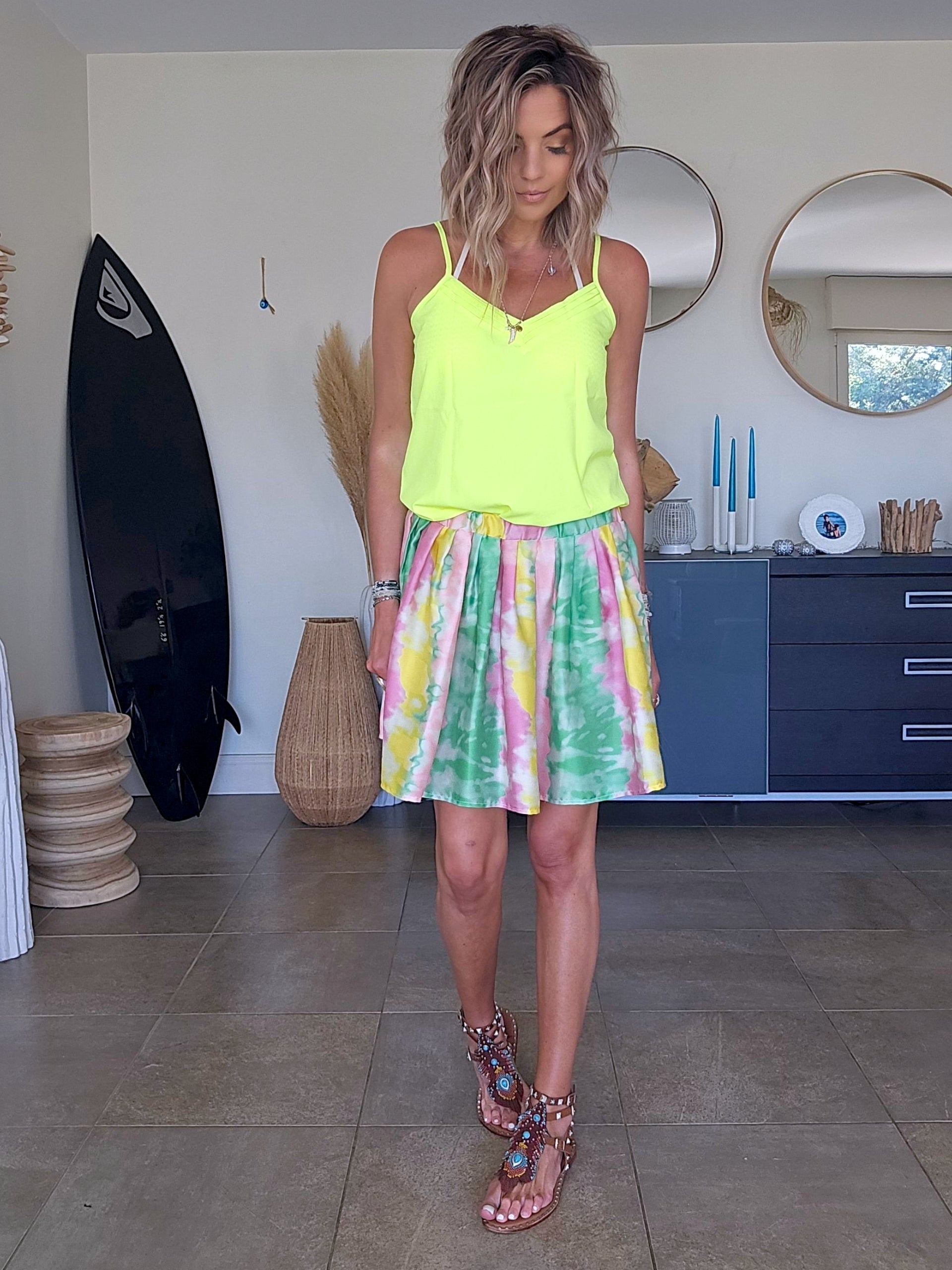 Jupe tie and dye
