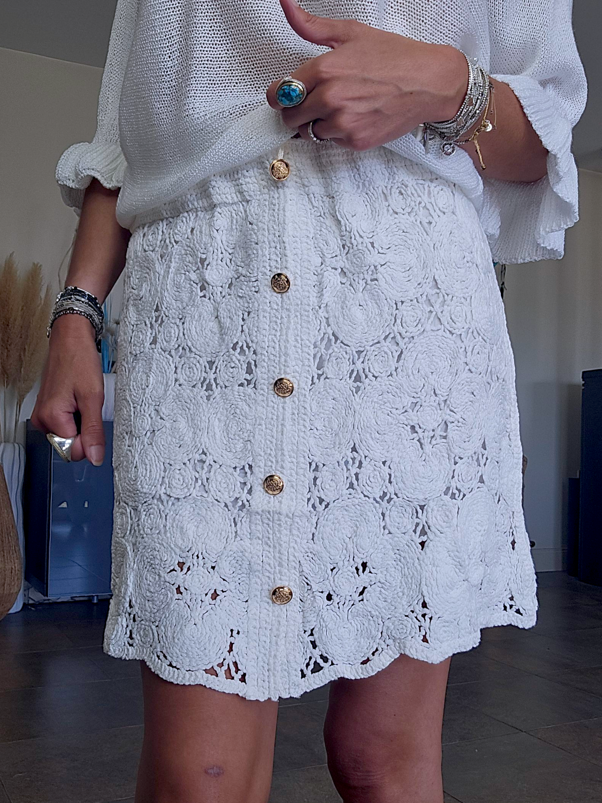 Jupe en crochet