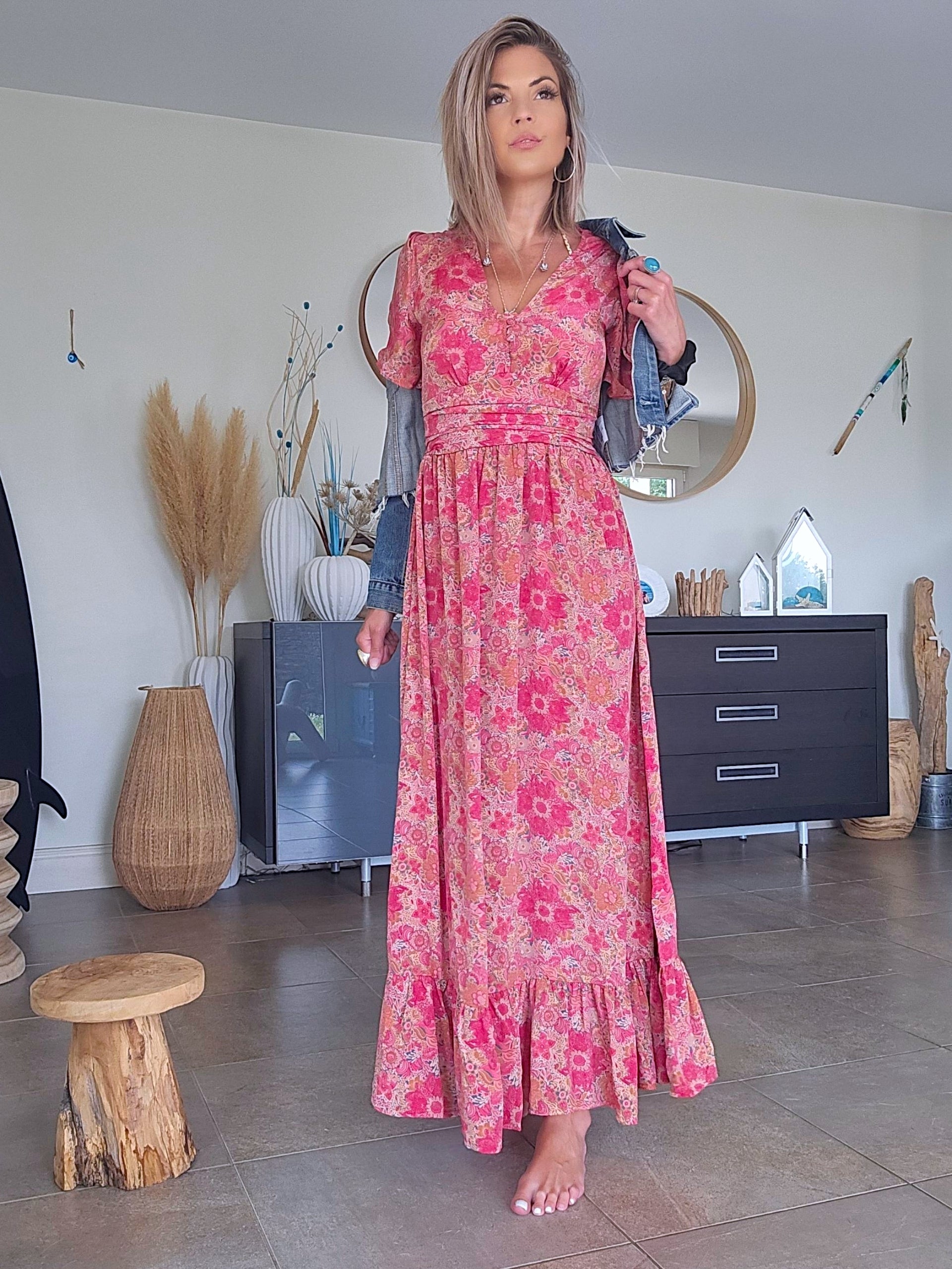 Robe dos ouvert