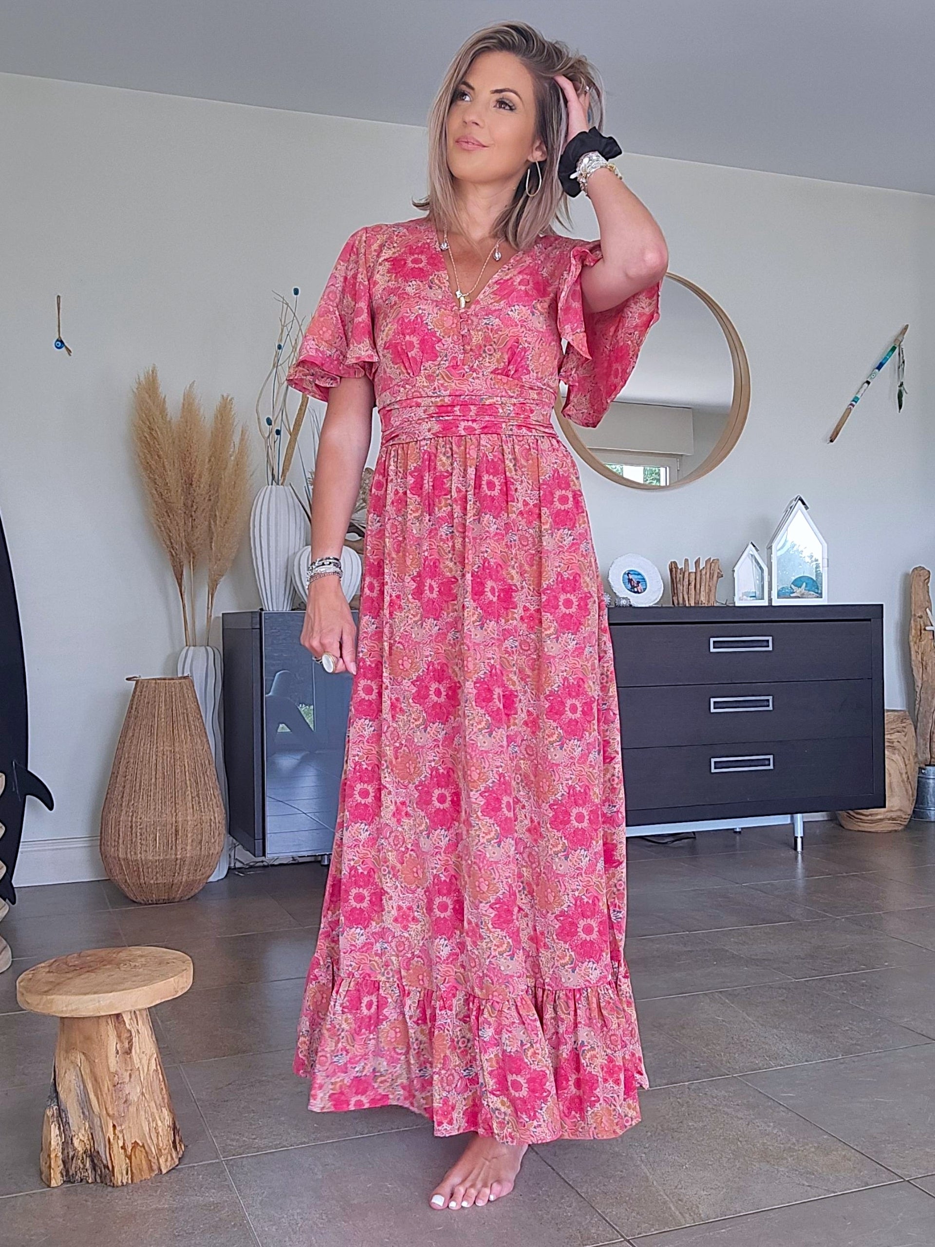 Robe dos ouvert