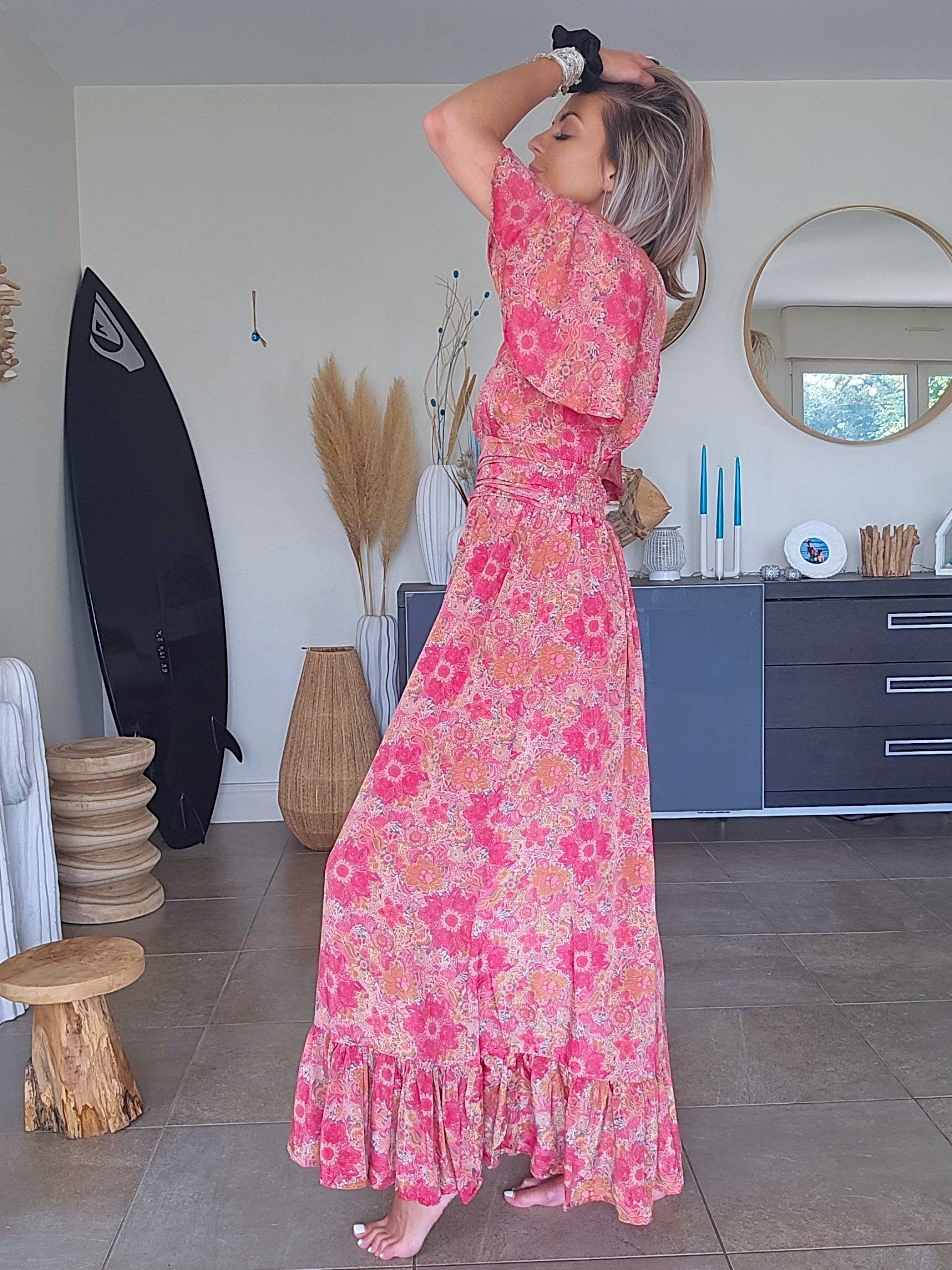 Robe dos ouvert
