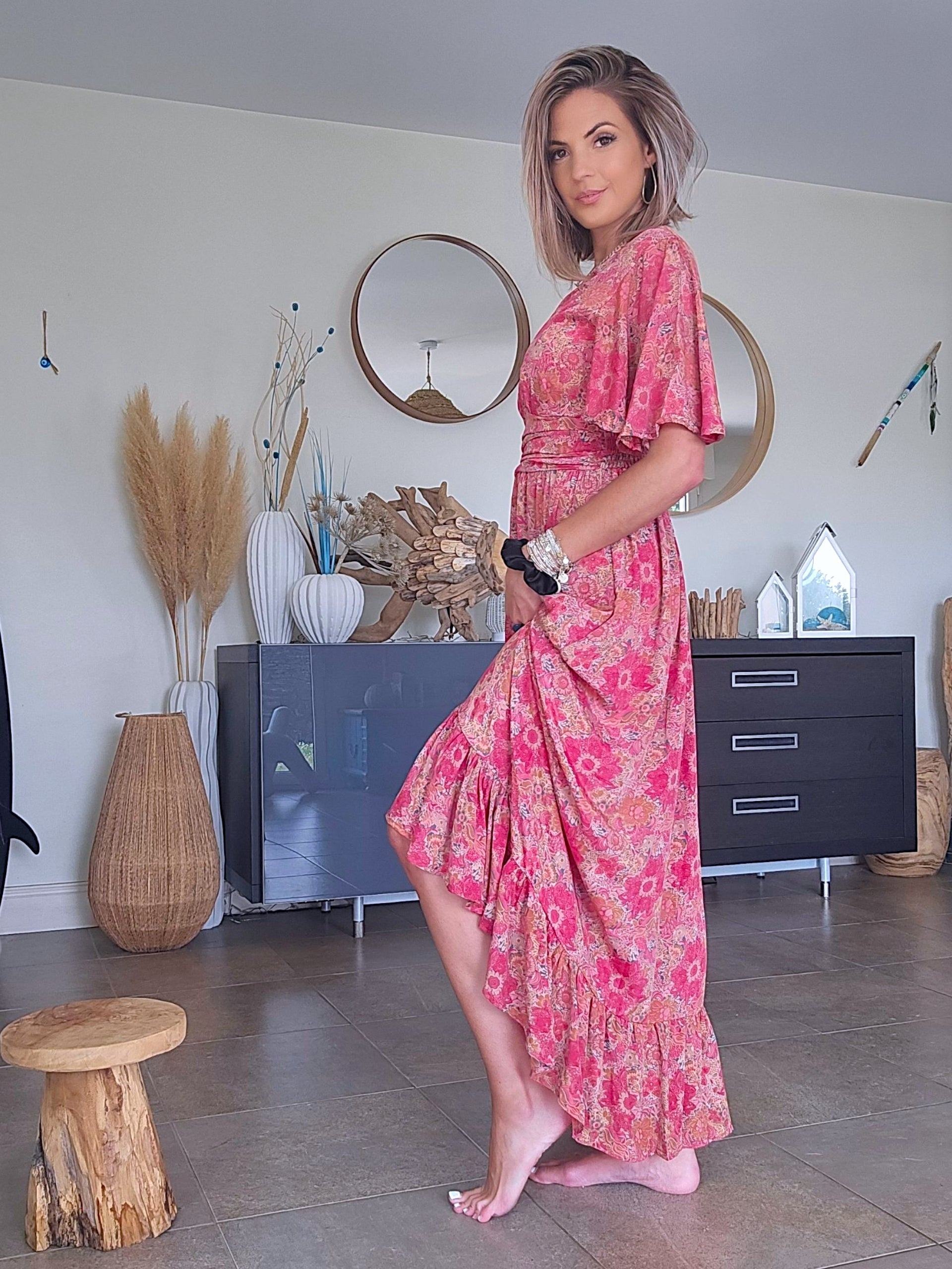Robe dos ouvert