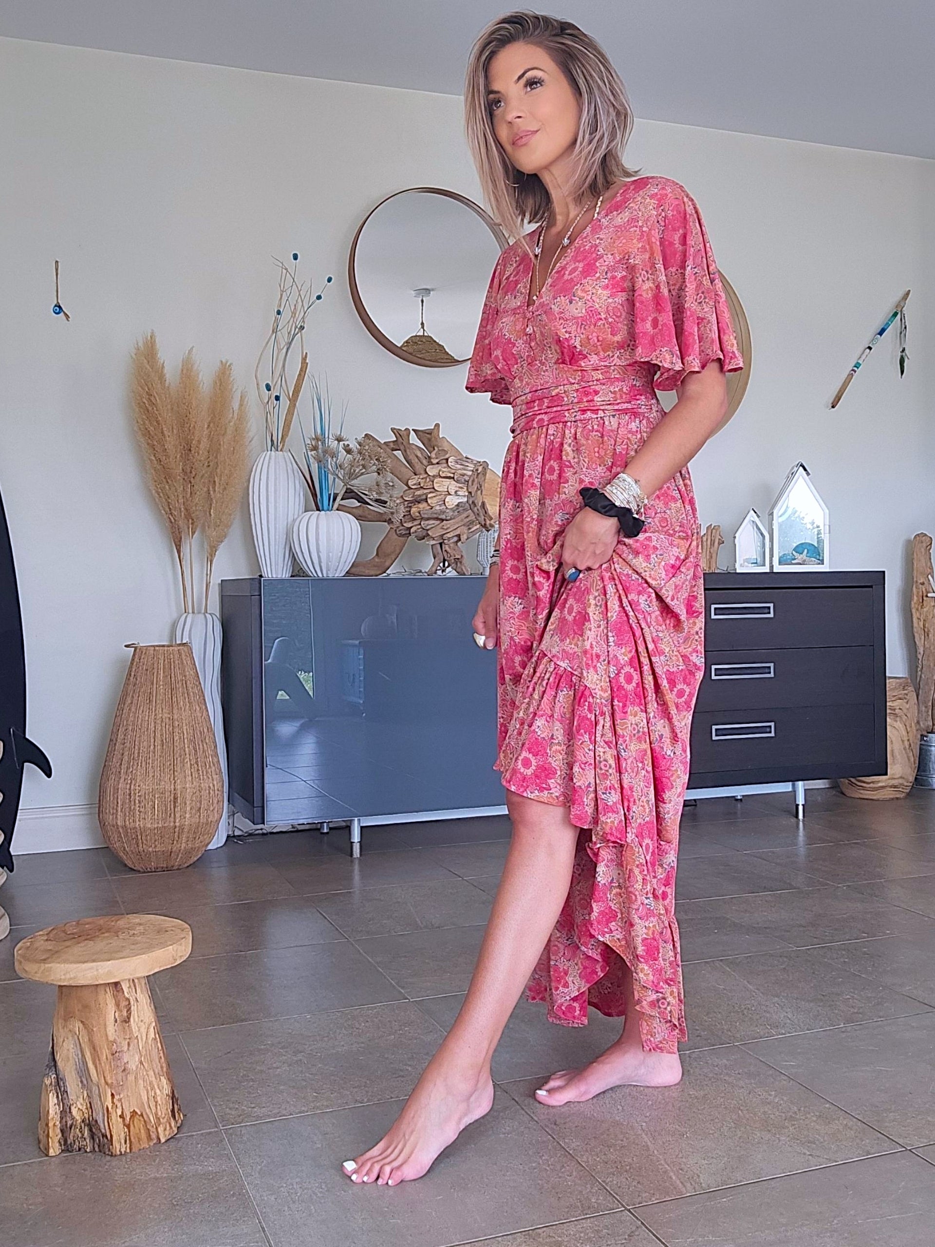 Robe dos ouvert