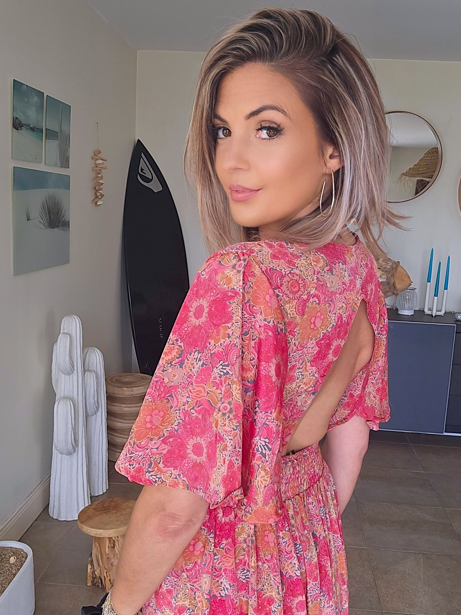 Robe dos ouvert